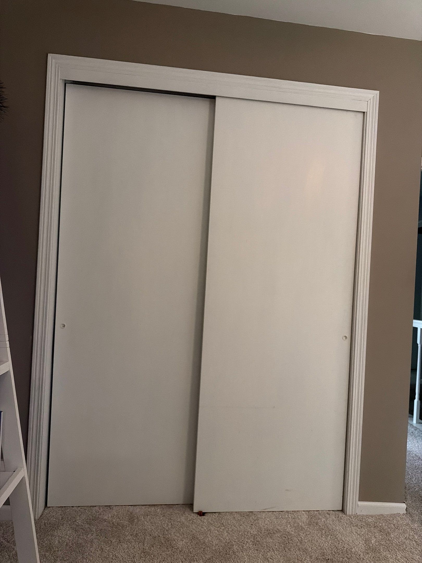 New White Sliding Closet Door Installation in Oconomowoc by CompanyCam Sales Demo
