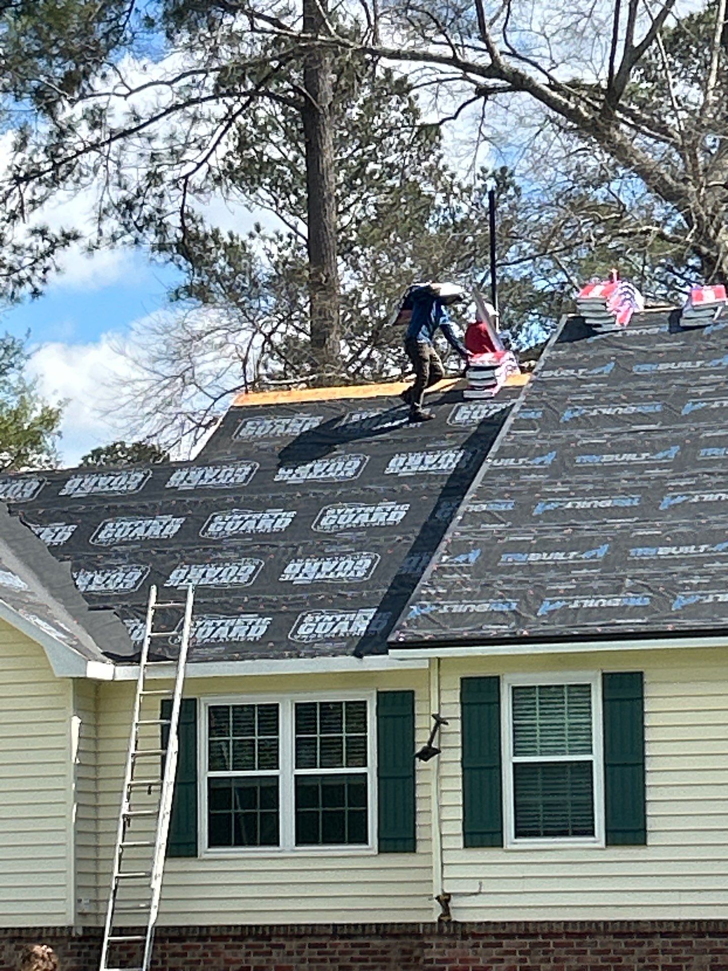 Residential Roof Replacement using GAF HDZ - Charcoal shingles by Elite Roofing LLC
