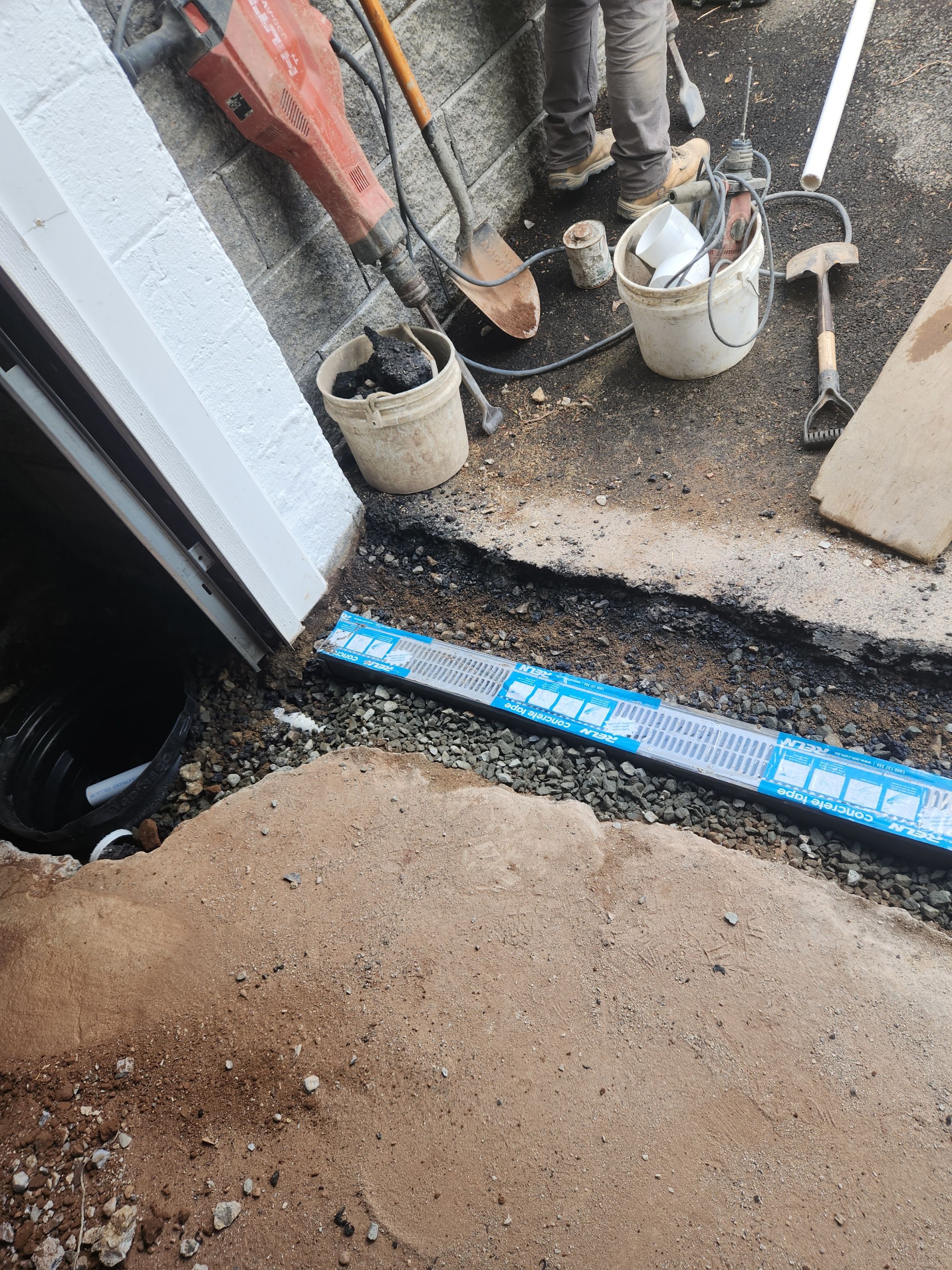 Interior French Drain West Orange NJ by Pure Service Pro, LLC 