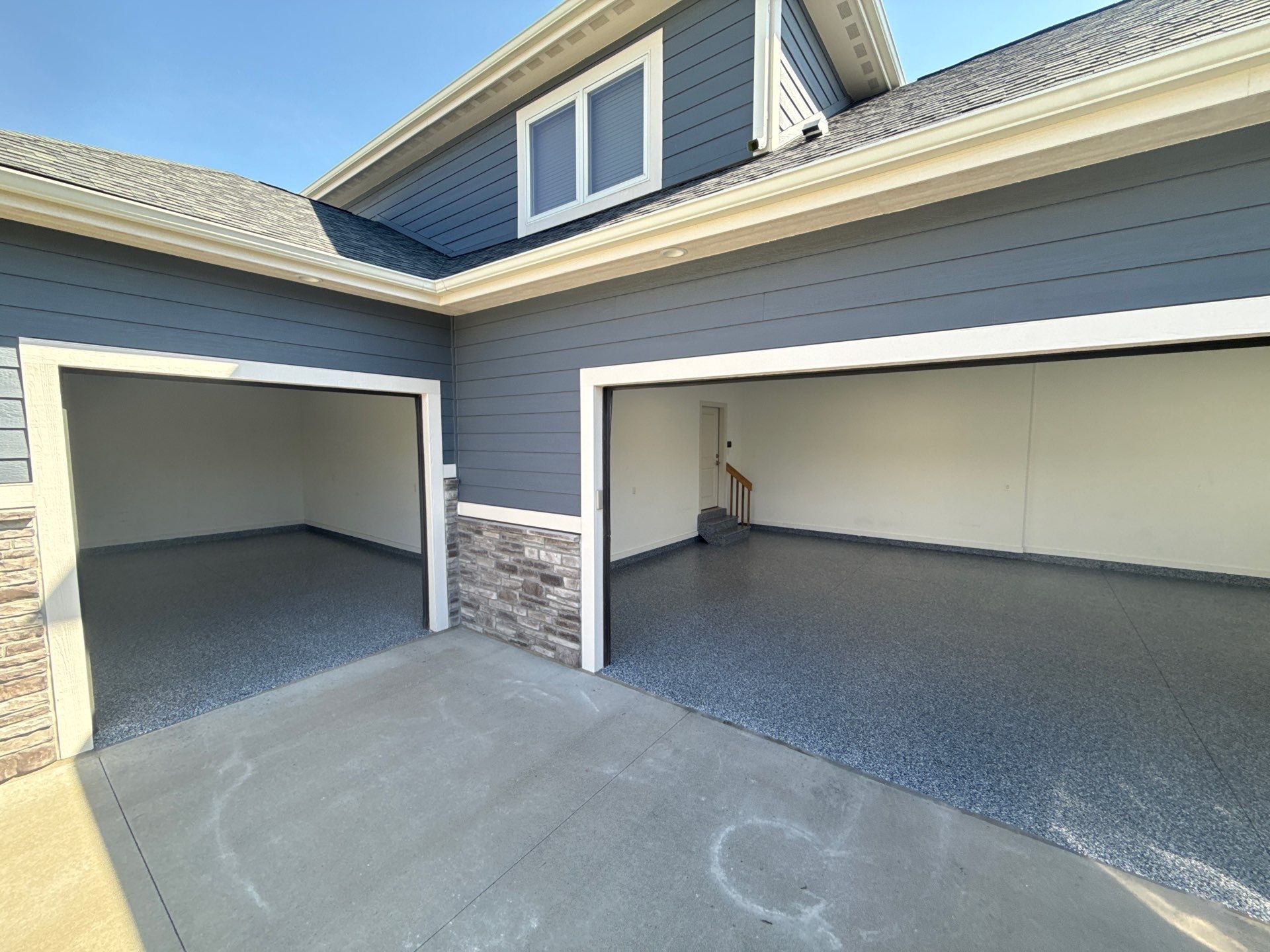 Grimes Garage Floor Coating by Revival Concrete Coatings