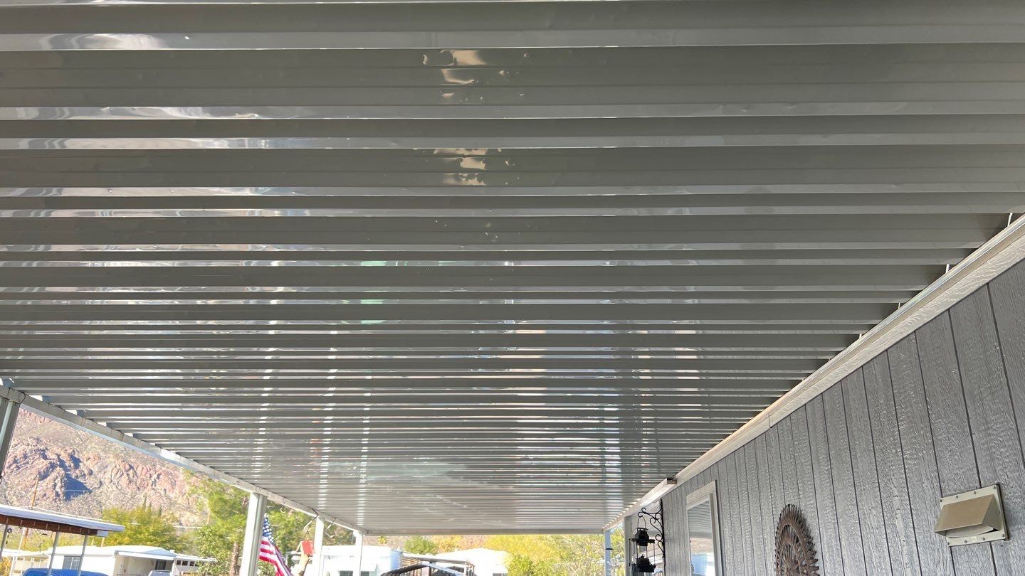 Polar White Exposed Fastener  by Reimagine Roofing