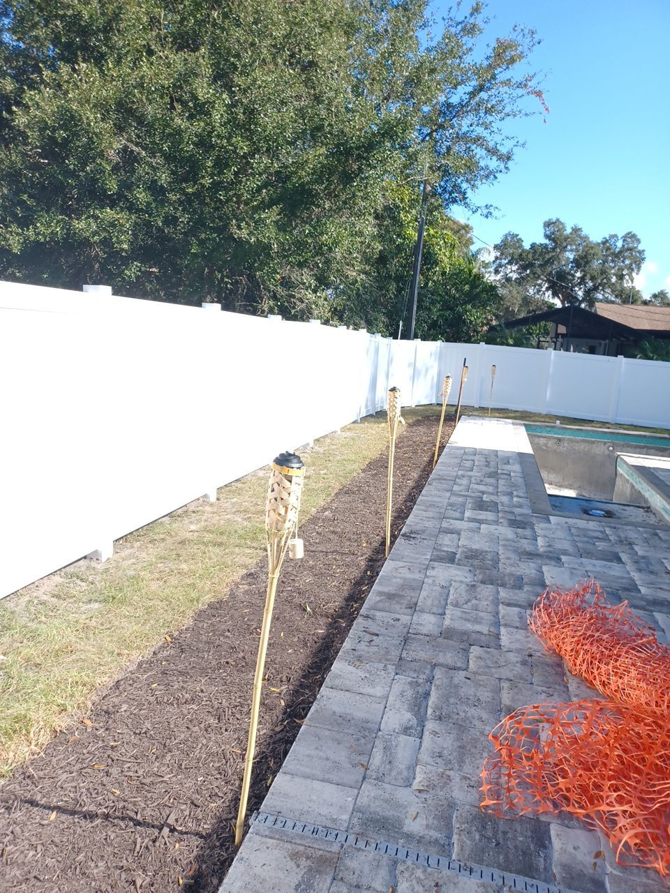 Venice, FL 6 ft. Tall White Vinyl Privacy Fence  by Asap fence and gates, LLC