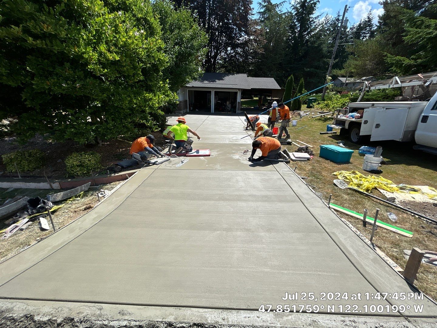 Rodd | Concrete Driveway Extentension by Jireh Asphalt & Concrete Inc 