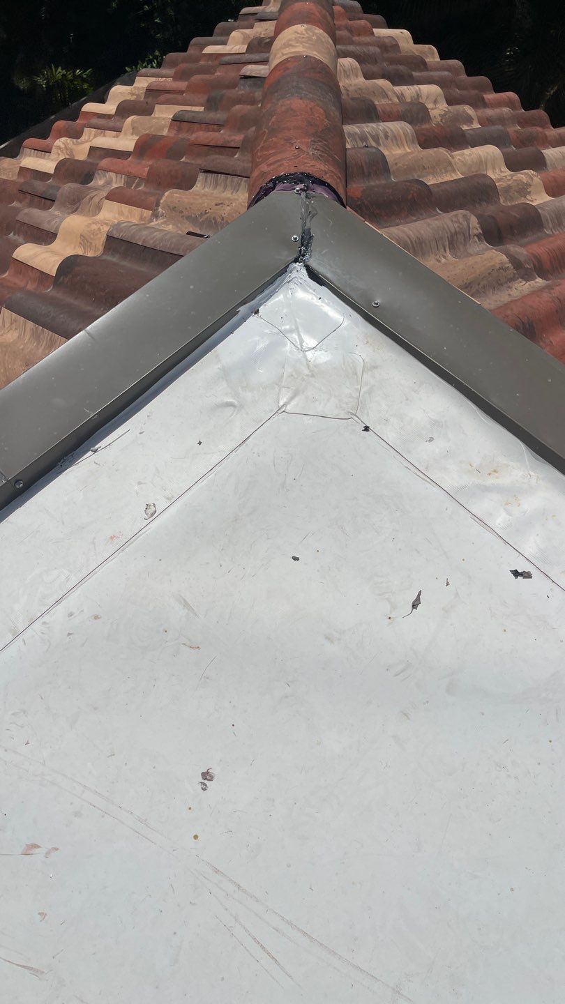 Residential Brava Spanish Tile Install in Coral Gables Miami Florida by International Roofing