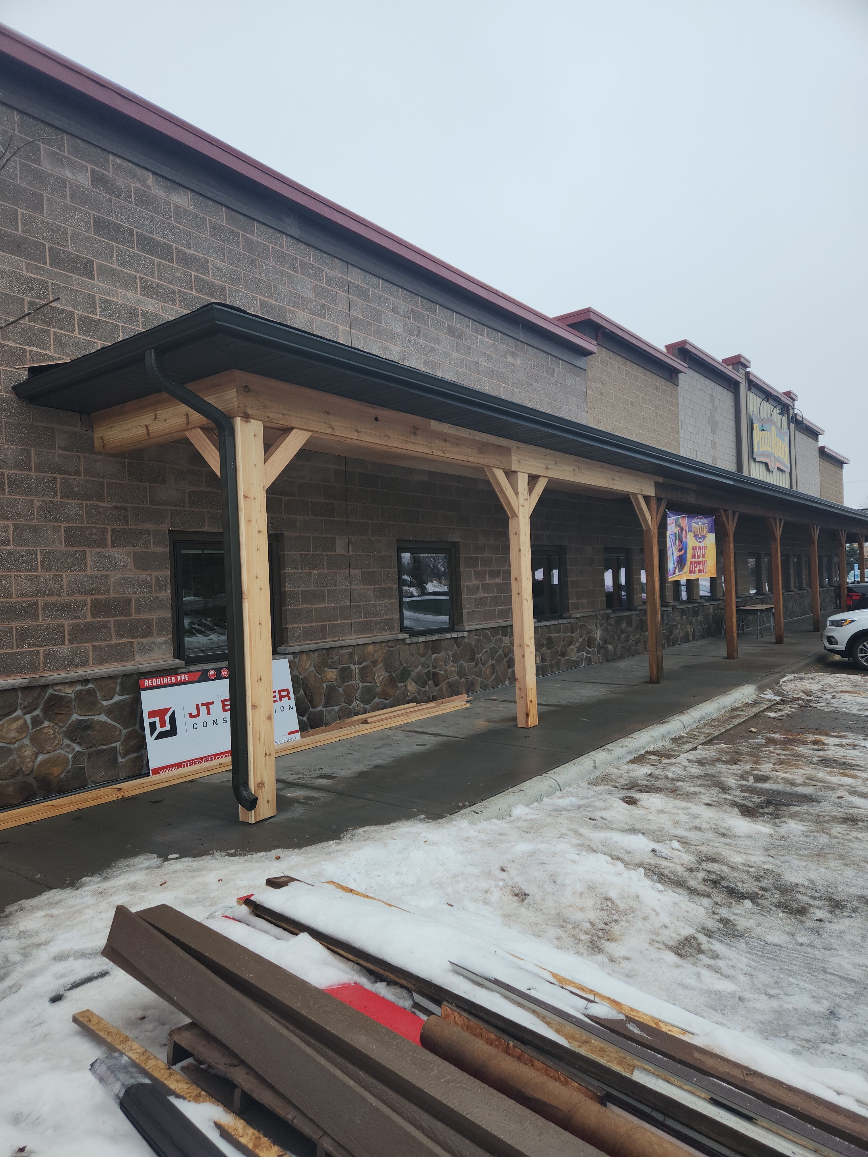 Commercial Gutter and Soffit and Fascia Installation in Andover by Next Level Seamless Gutters / Exteriors Inc.