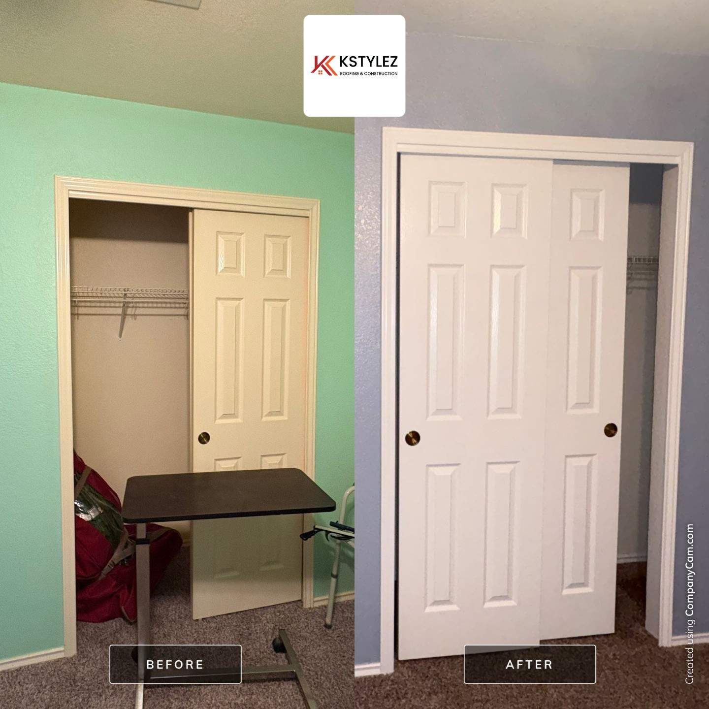 Full Interior House Painting in Round Rock, TX by Kstylez Roofing & Construction