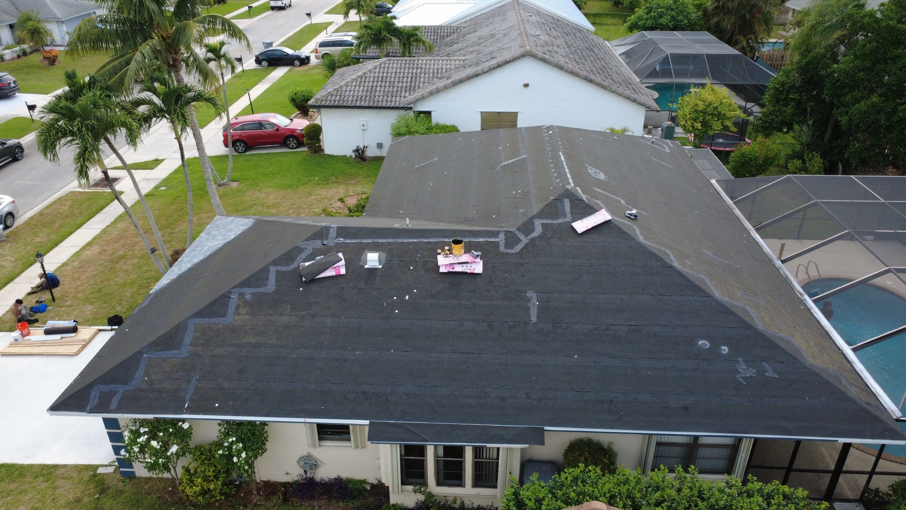 Residential Roofing Installation using Owens Corning by BLUES BROTHERS ROOFING