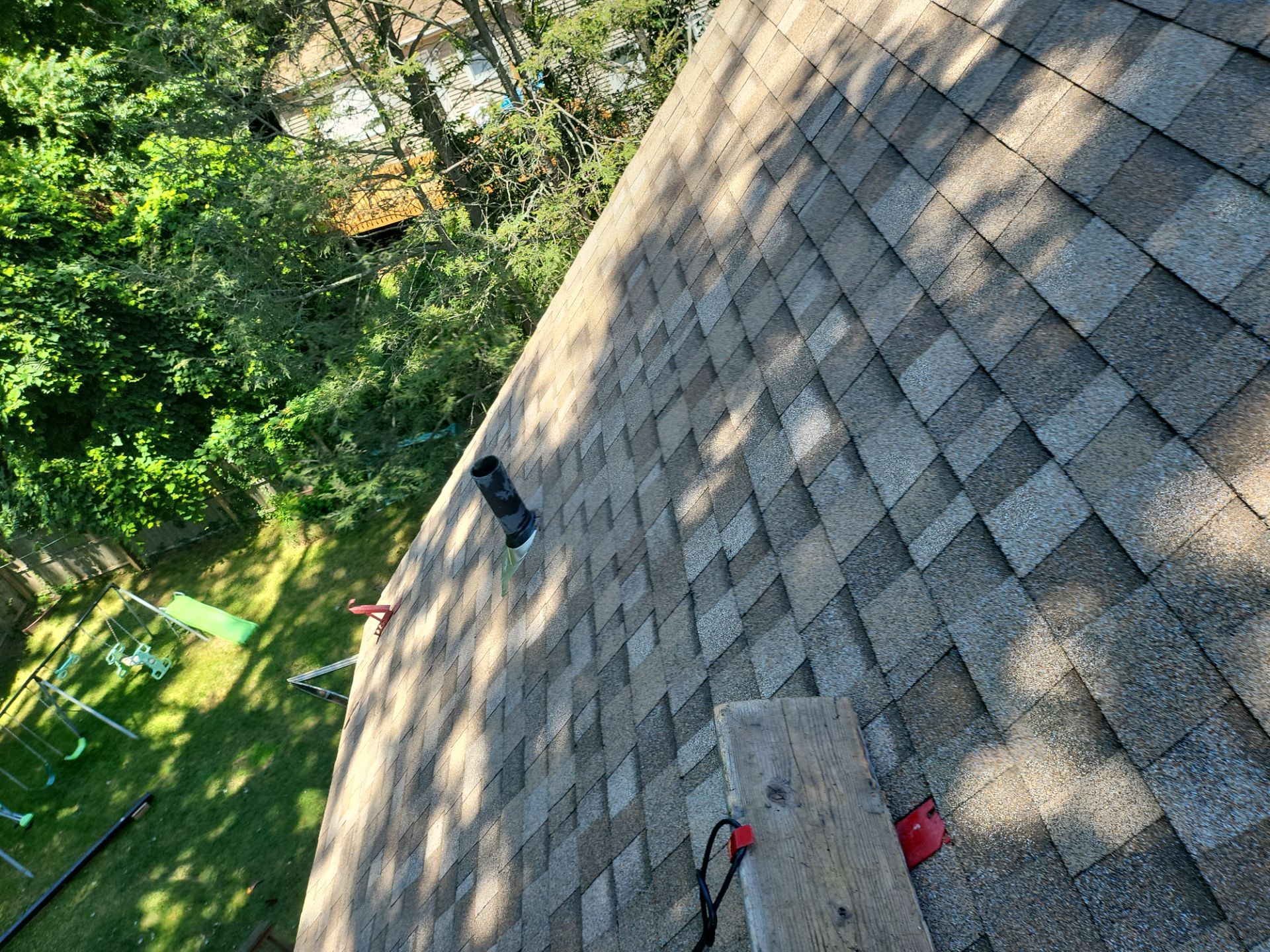 Residential Roofing Installation using Owens Corning Duration Sand Castle by A Plus Exterior