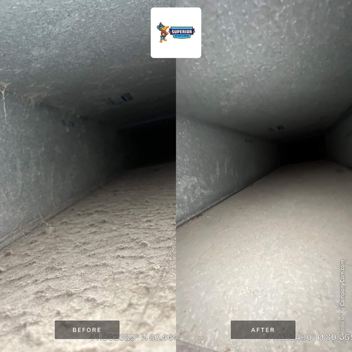 Air Duct Cleaning With a Vacuum Truck in Youngstown, OH by Superior Air Duct Cleaning