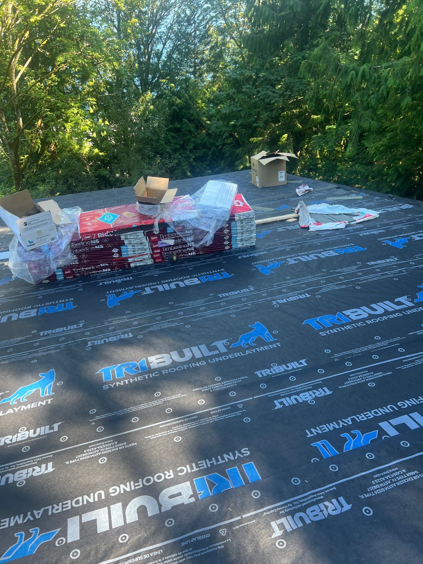 Residential Roofing Installation using GAF HDZ Shingles by Roofing Formula LLC