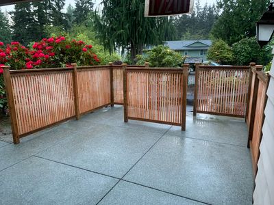 Modern Entry Fence