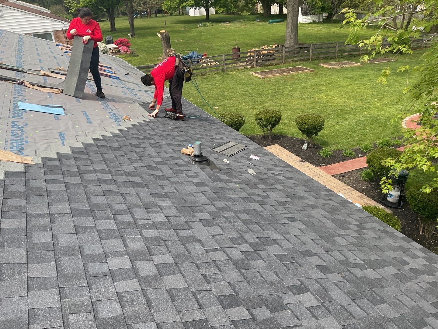 Residential Roofing Installation using CertainTeed Shingles by Alpha Design Services