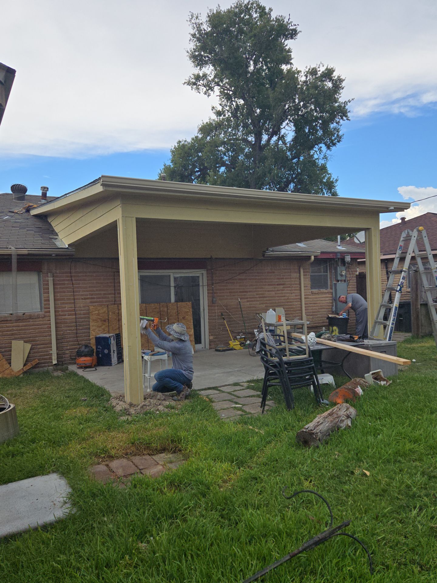 Project in Channelview by storm choice roofing