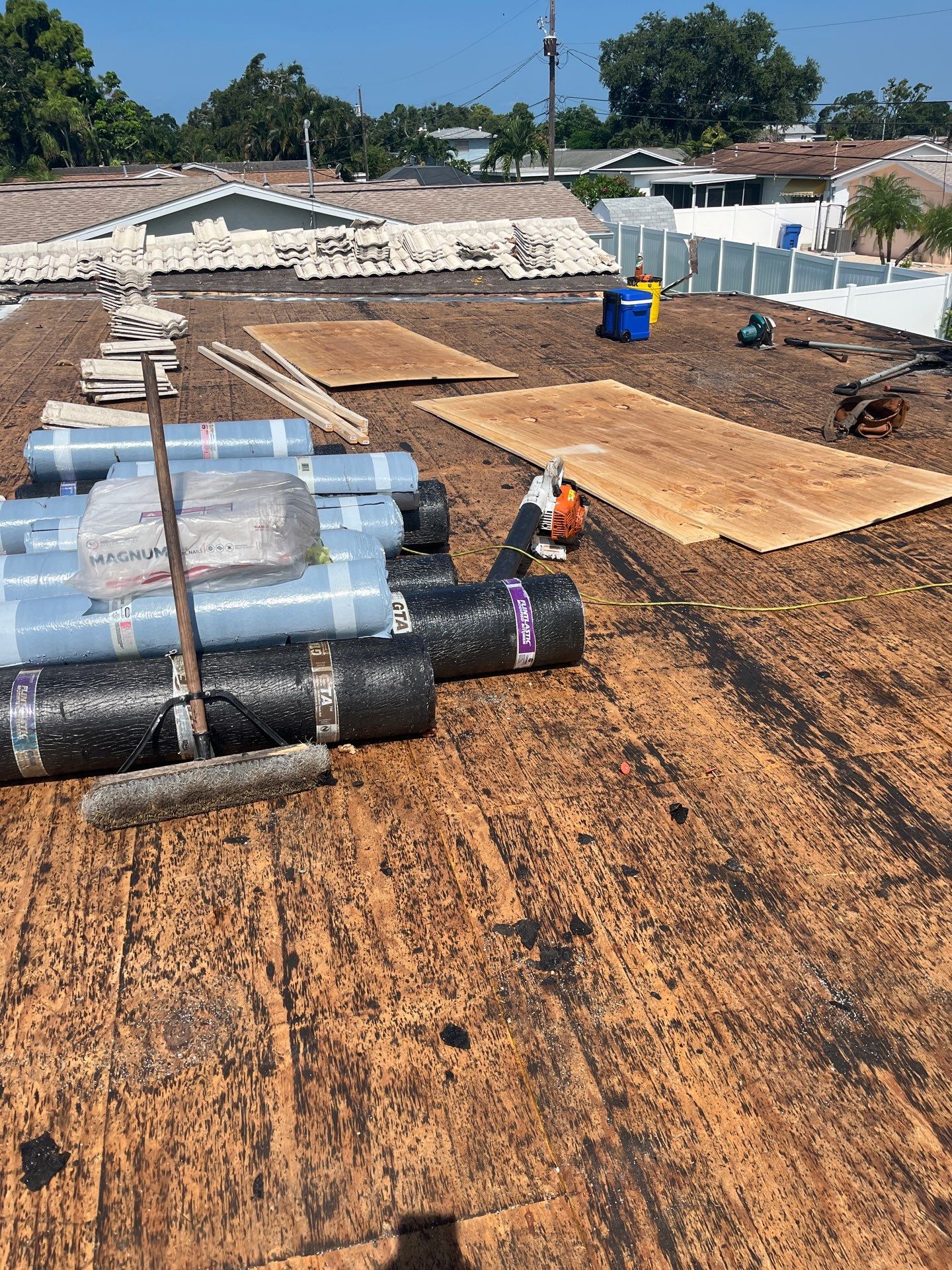 Project in St. Petersburg 33710 by Mitchell Roofing Company LLC 