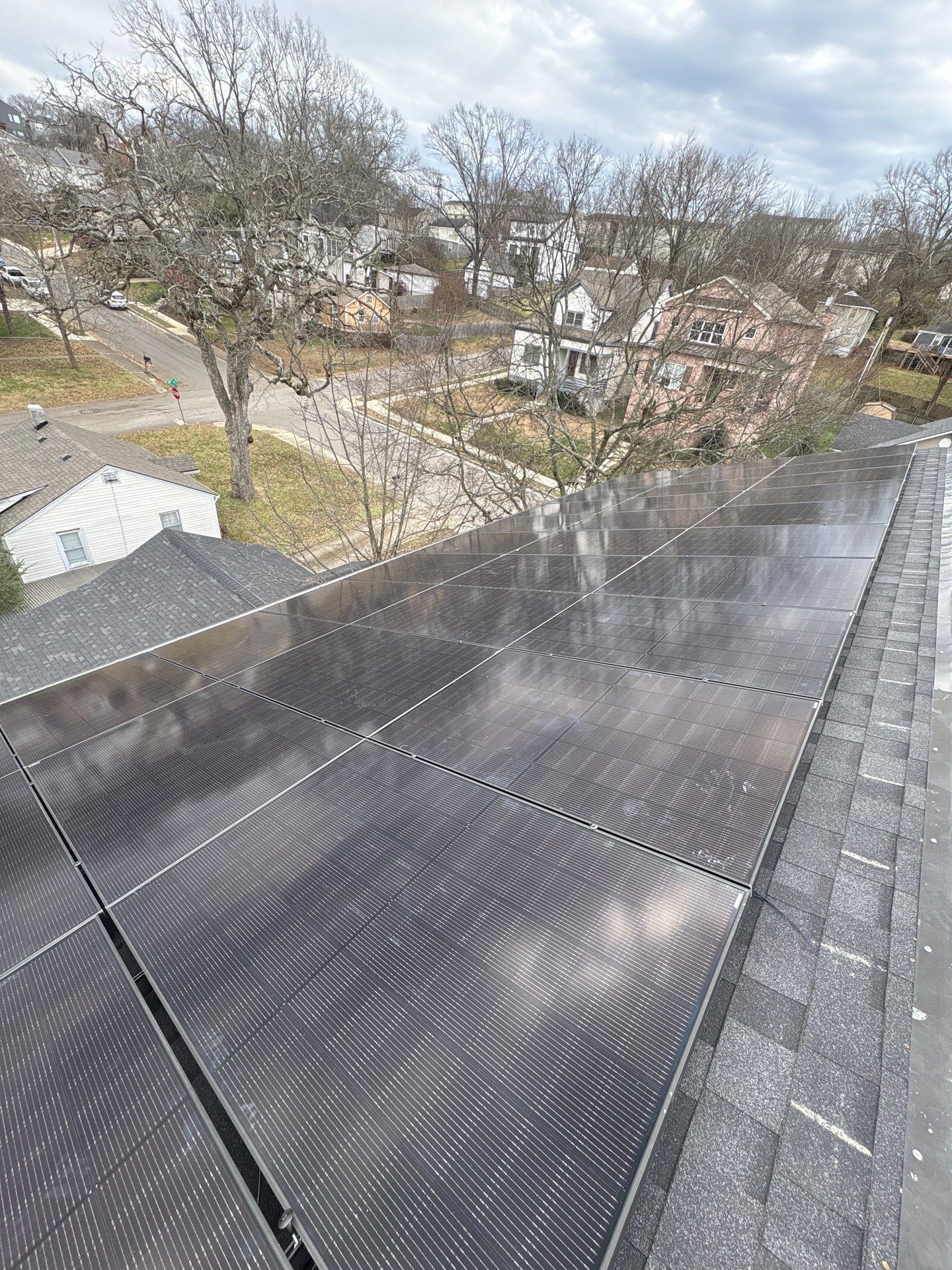 Project in Nashville by Green Wave Solar 
