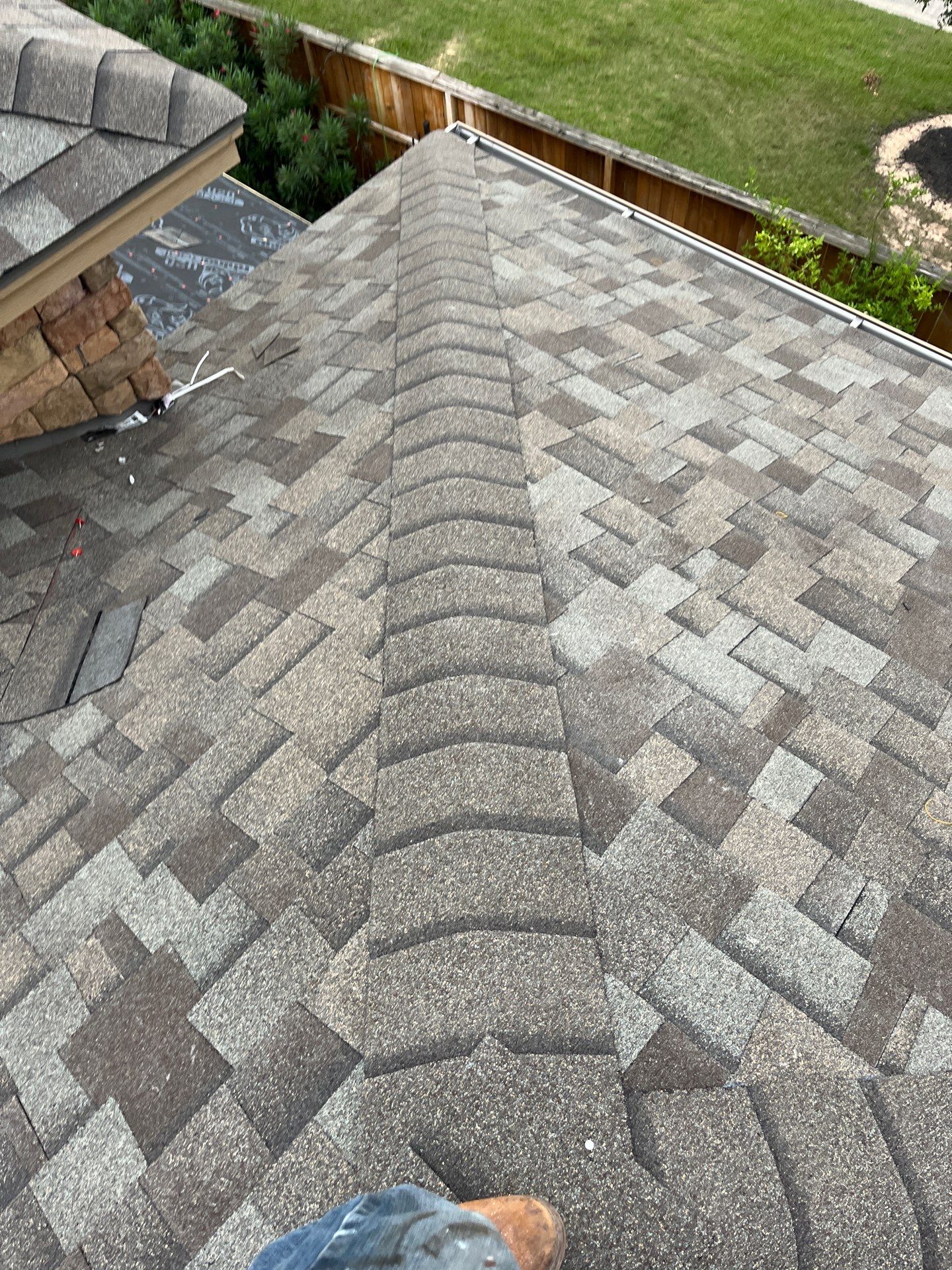 Residential Roofing Installation using Owen's Corning Duration (Lifetime) Shingles by Roof Repair Company