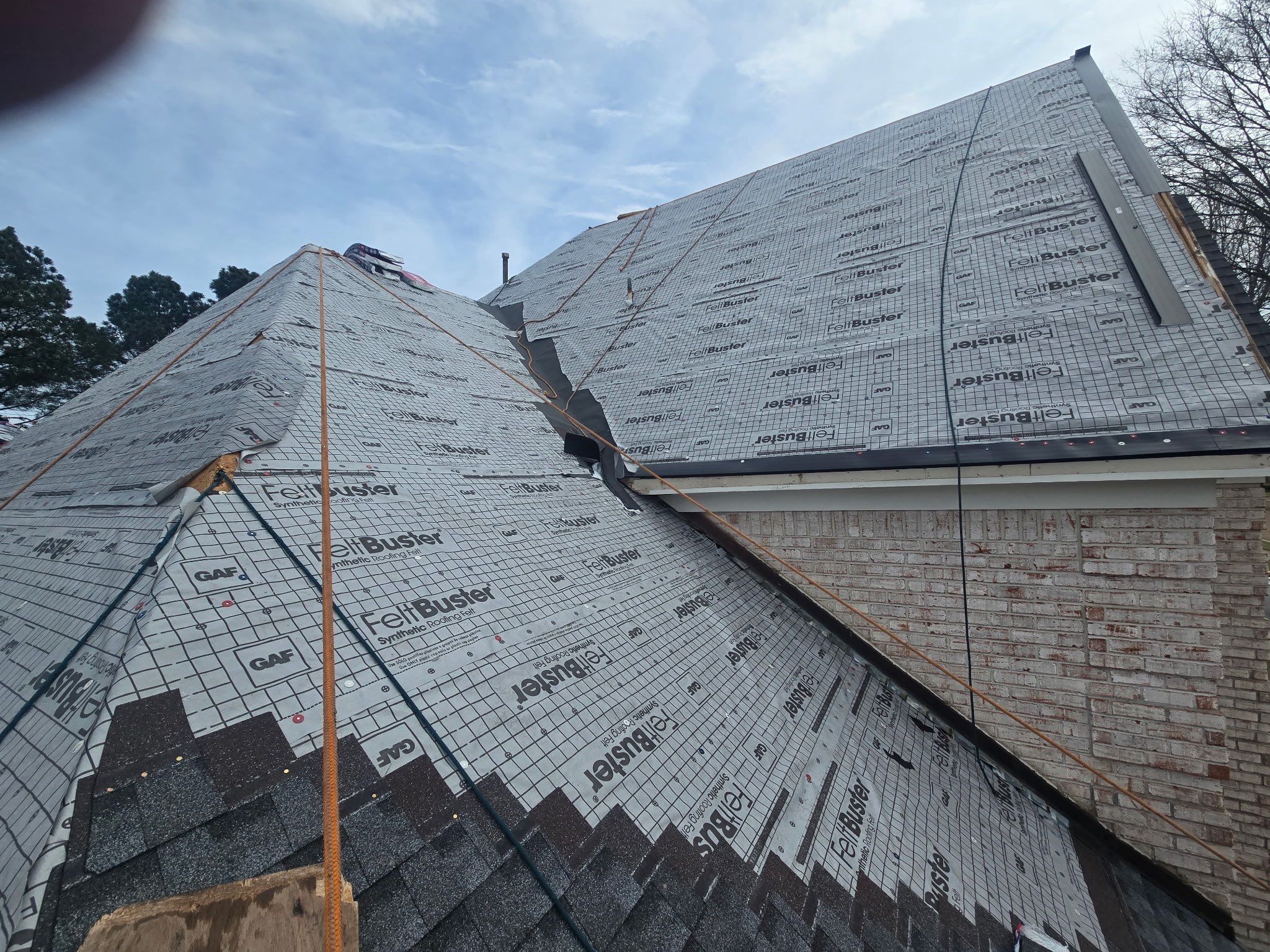 Germantown Roof Replacement Featuring GAF Timberline HDZ Shingles and New Gutter System in Germantown by Revival Roofing Services
