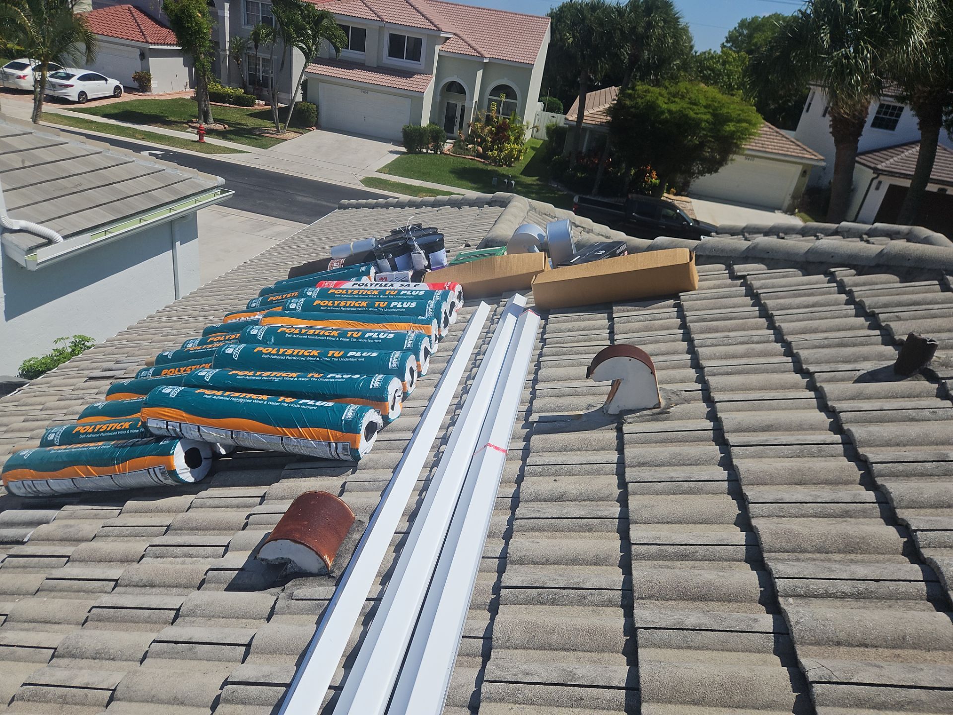 Residential Roofing Installation using Eagle Roofing Tile by BLUES BROTHERS ROOFING