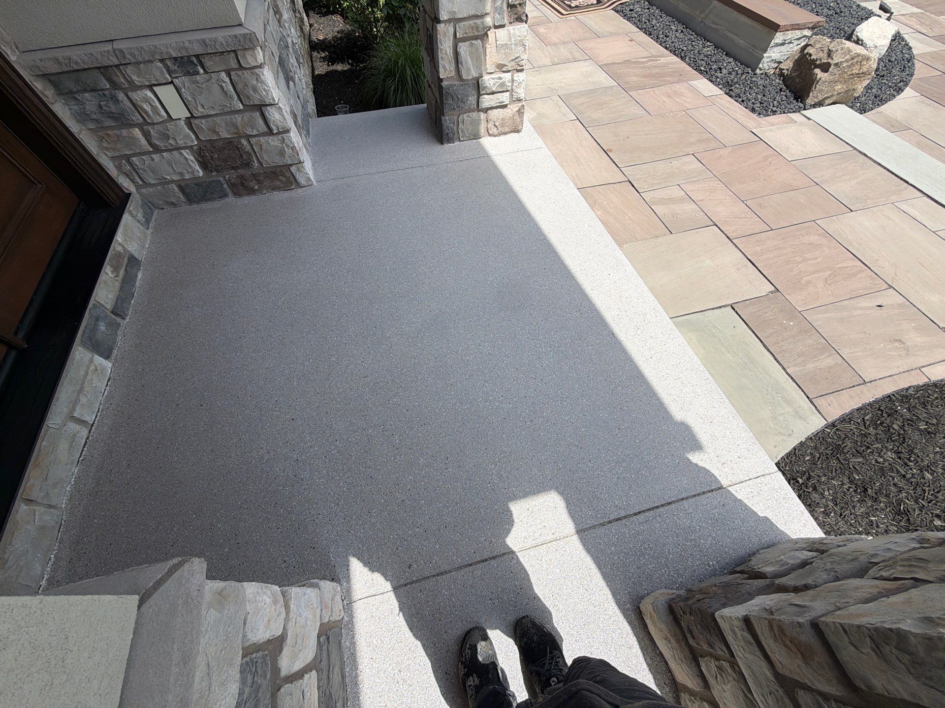 Callisto Porch Coating by NG Masonry & Construction LLC