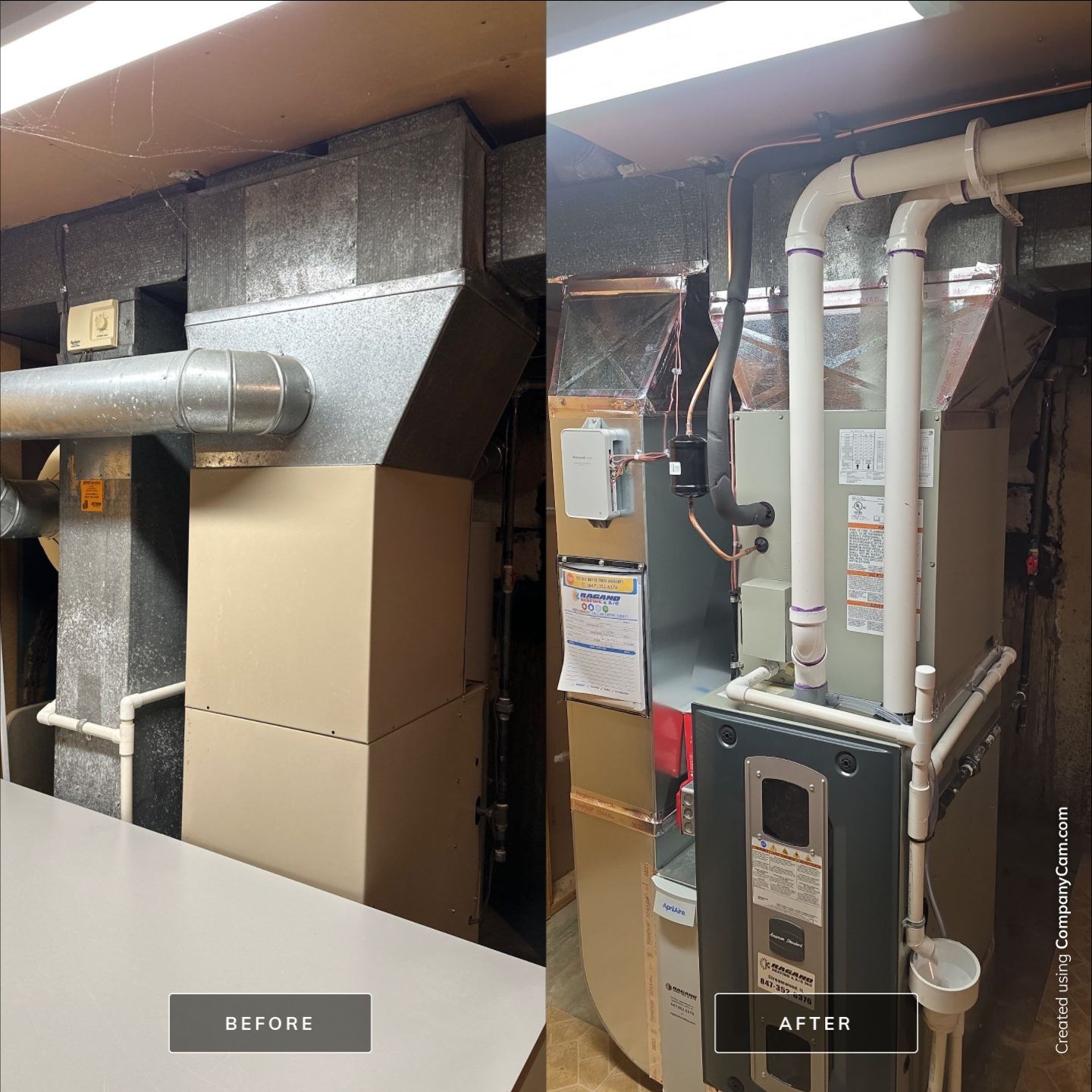 Full System Installation Replacement by Ragano Heating & Air Conditioning Inc