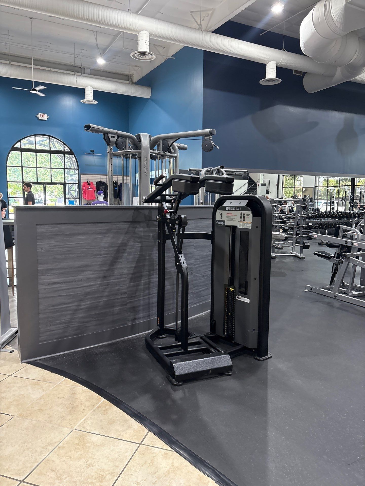 Northlake OLF - Recovery room renovation, flooring installation, front desk, accent wall by Nova HomeWorks 