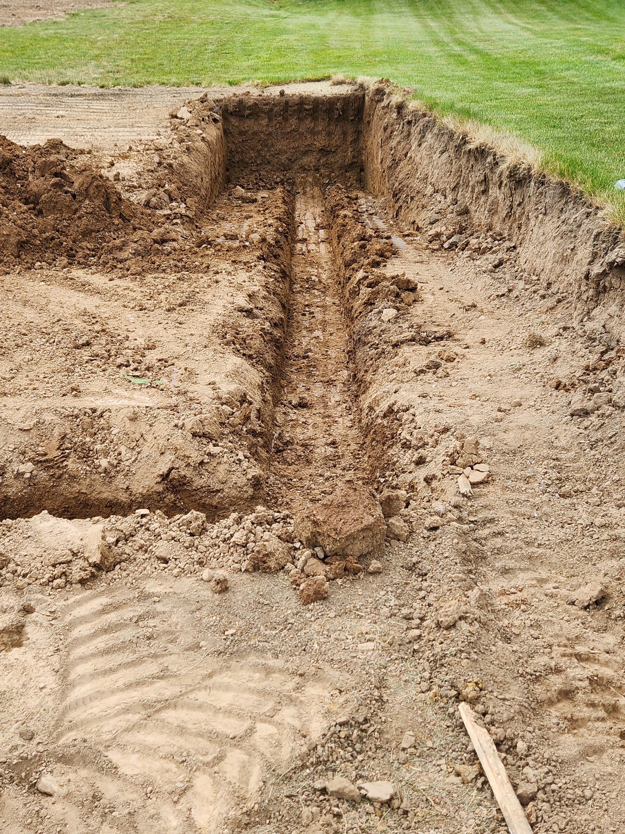 Fence / Retaining Wall using Block then parge by ACE Waterproofing & Basement Solutions