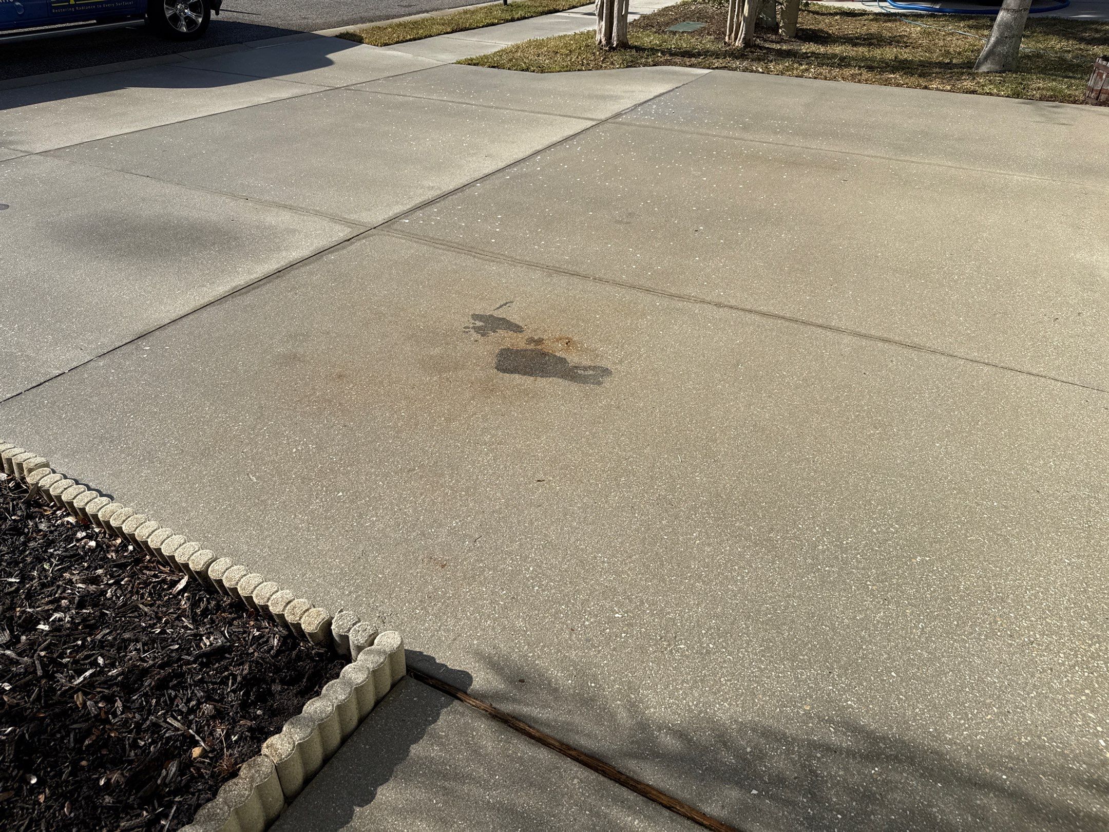 Driveway & Sidewalk Cleaning Transformation | Kingsfield Lakes, Parrish FL by Sunshine AquaWash