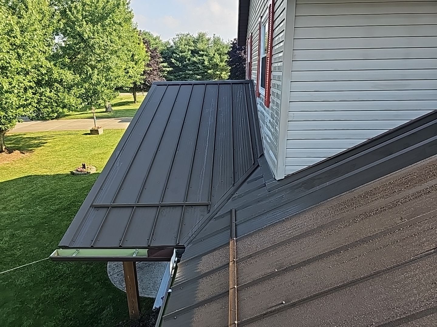 West Lafayette Ohio Metal Roof Installation by Pine Ridge Roofing LLC
