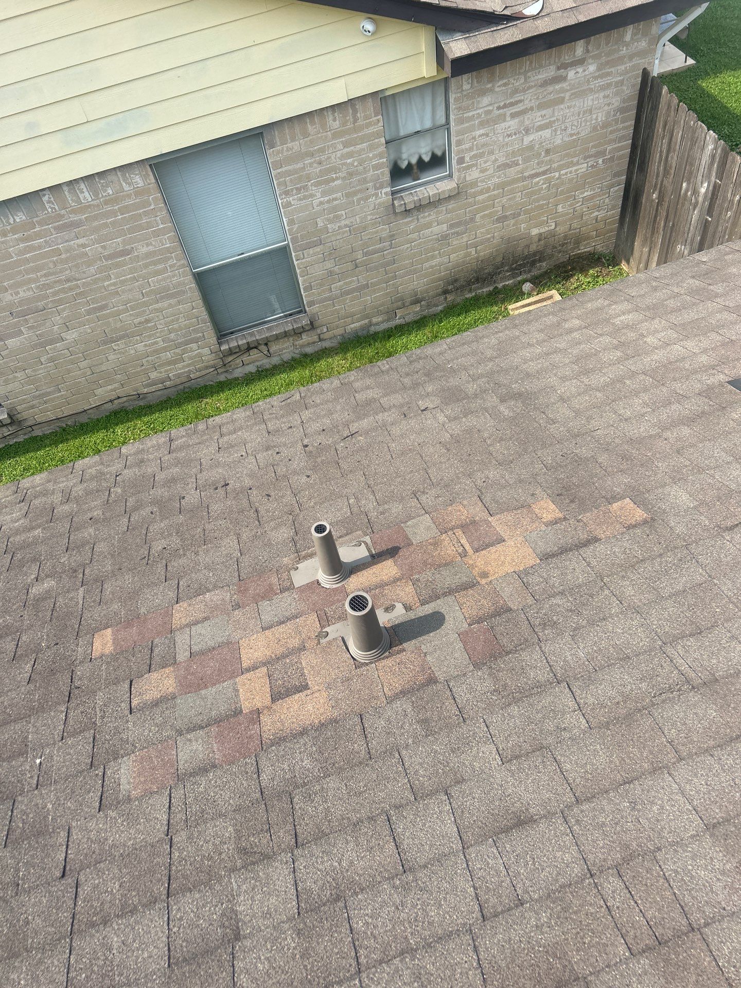 Hail Damage using Owen's Corning Duration (Lifetime) Shingles by Roof Repair Company