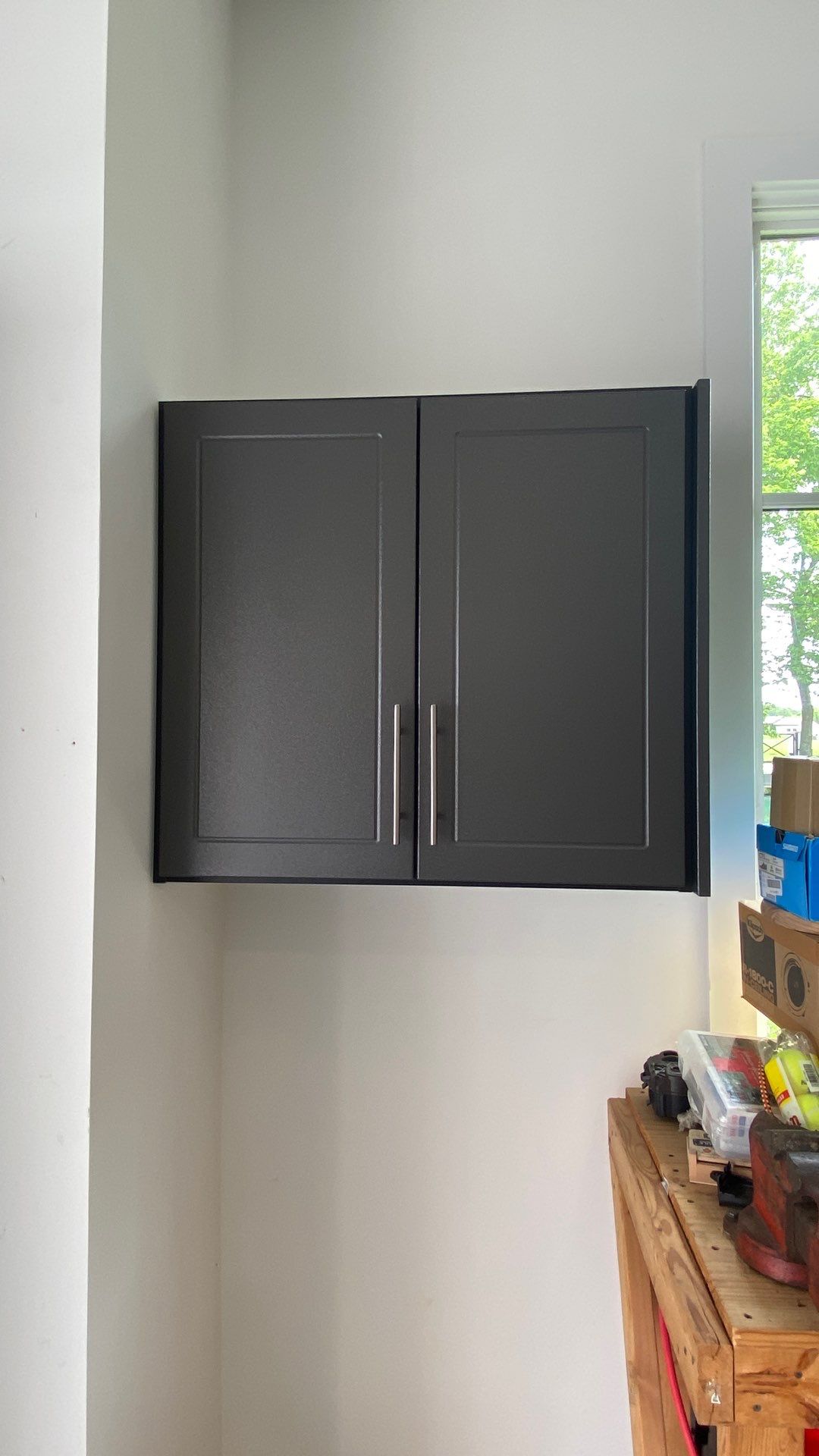 Matt P. adds storage to his garage! by Banner Garage