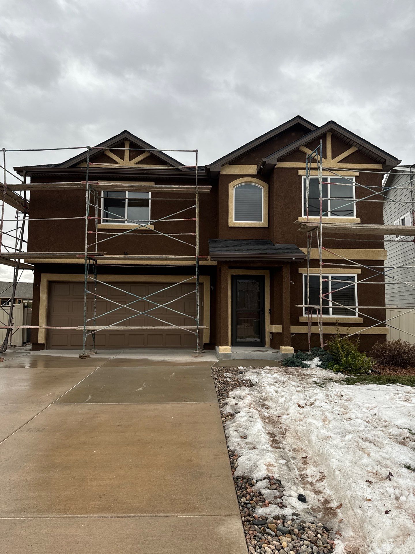 Storm Damage Insurance Related Project by Alpine: Roofing, Stucco, Windows, and Doors