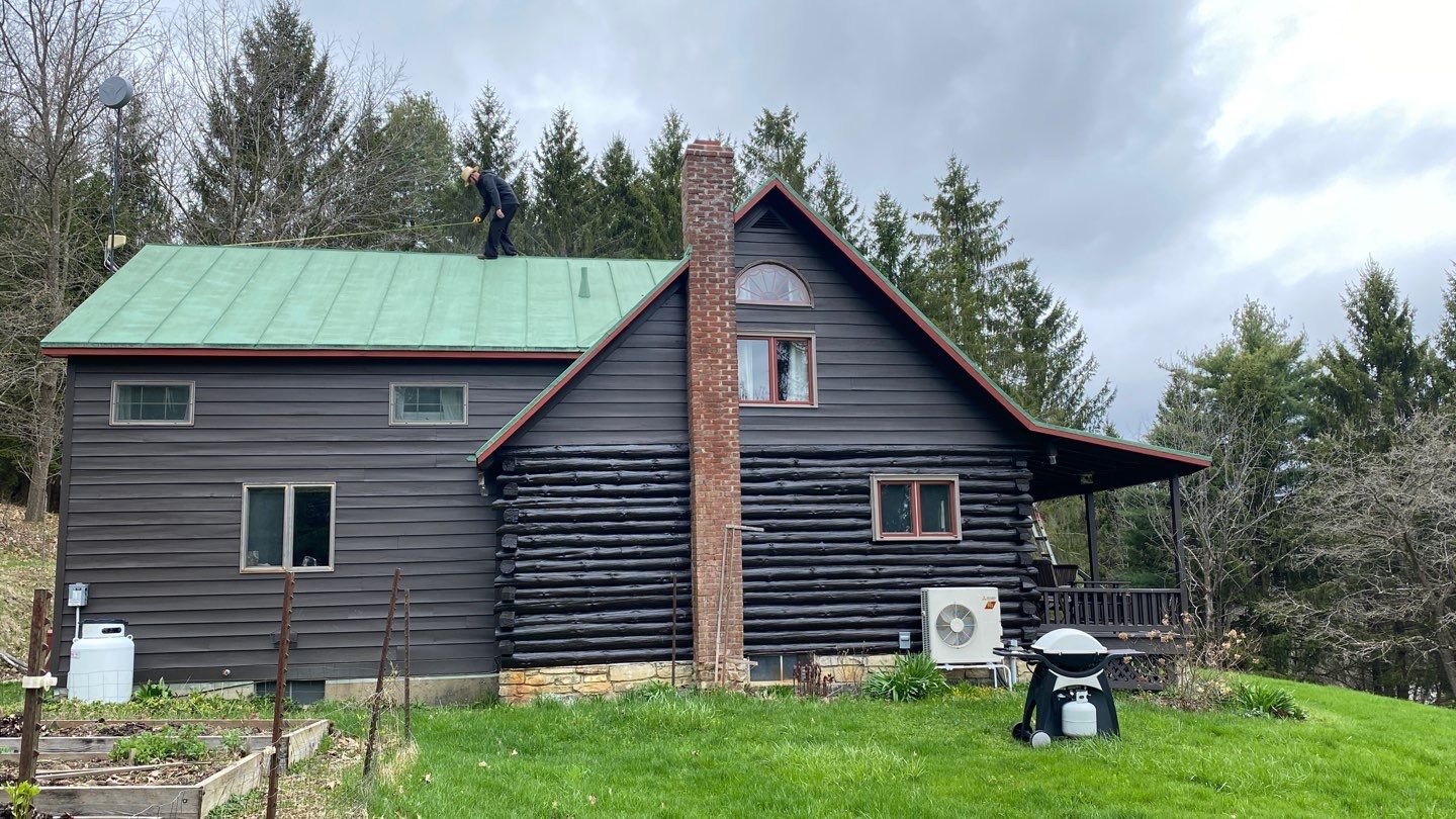 Residential Roofing Installation using Standing Seam  by Goldspire