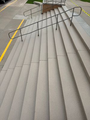Concrete Stair Repair and Protective Coating in Sioux Falls