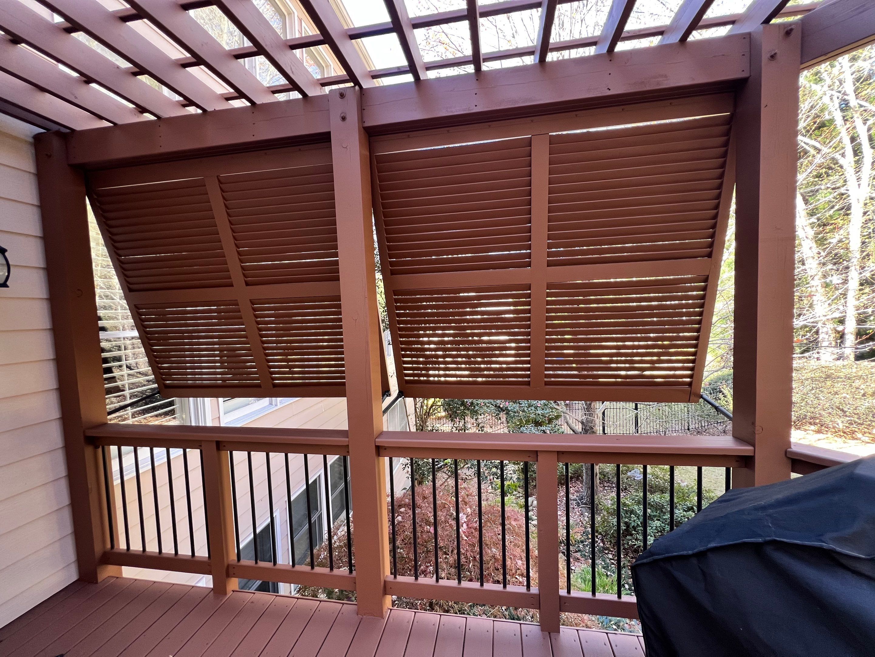 Exterior Deck and Pergola Staining Project in Kennesaw by Swift Home Renovations