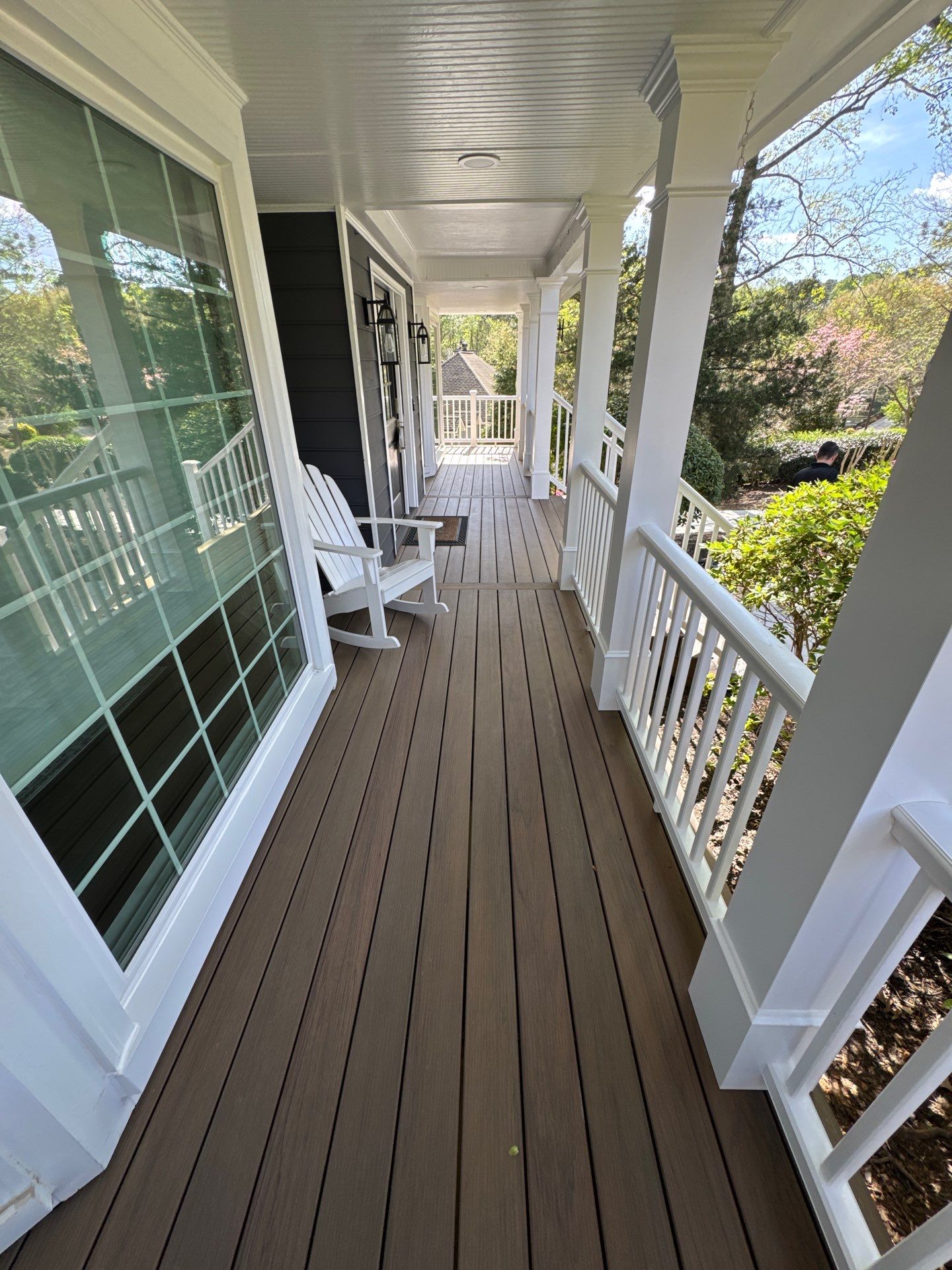 Front porch renovation by Swift Home Renovations