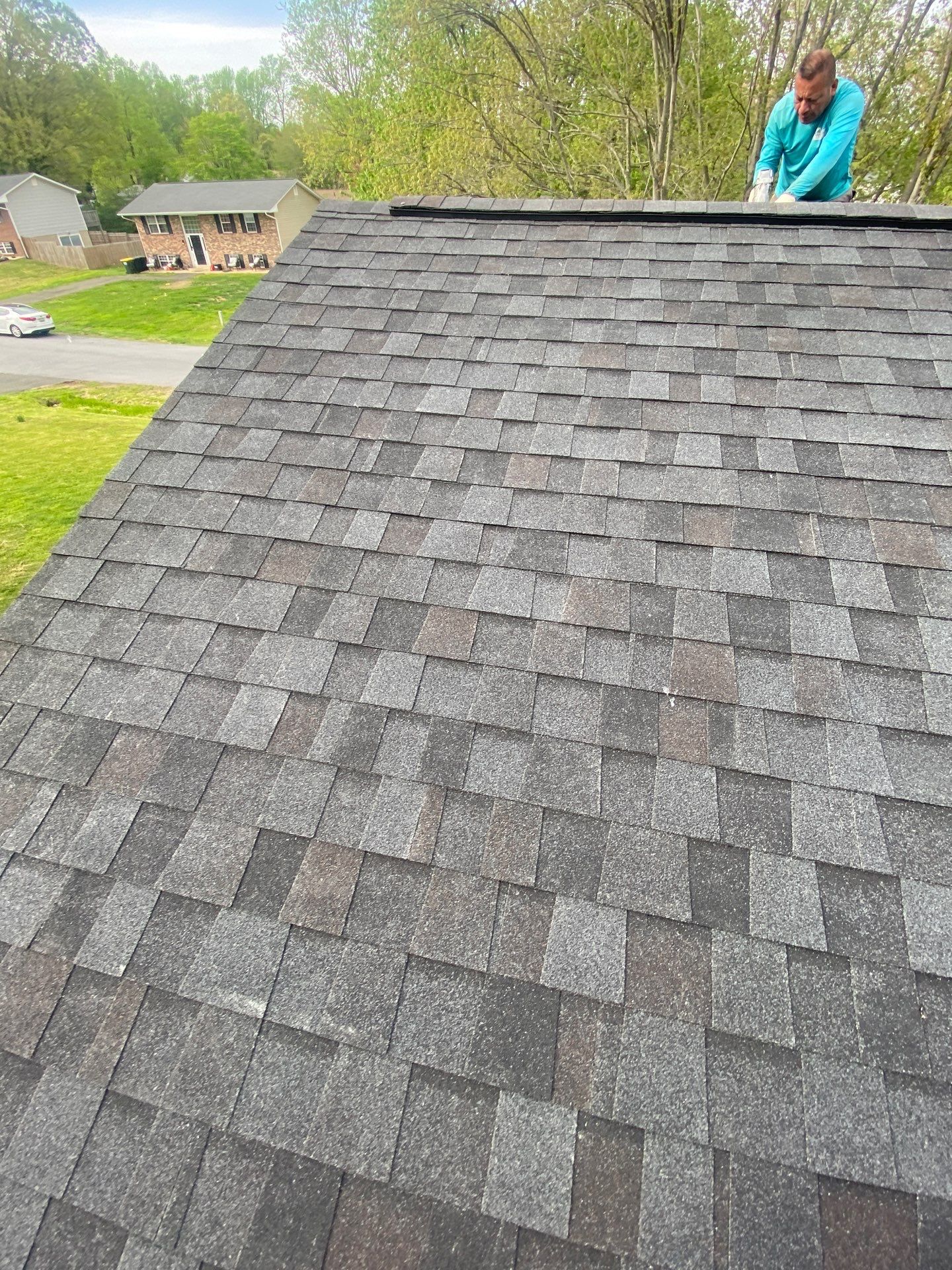 Residential Roofing Installation using TAMKO TITAN - THUNDERSTORM GRAY by Storm Ready Exteriors