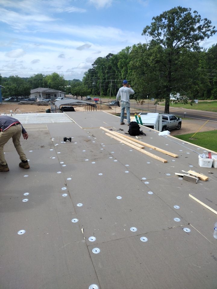 Office Building in Magnolia by Hostetler Roofing