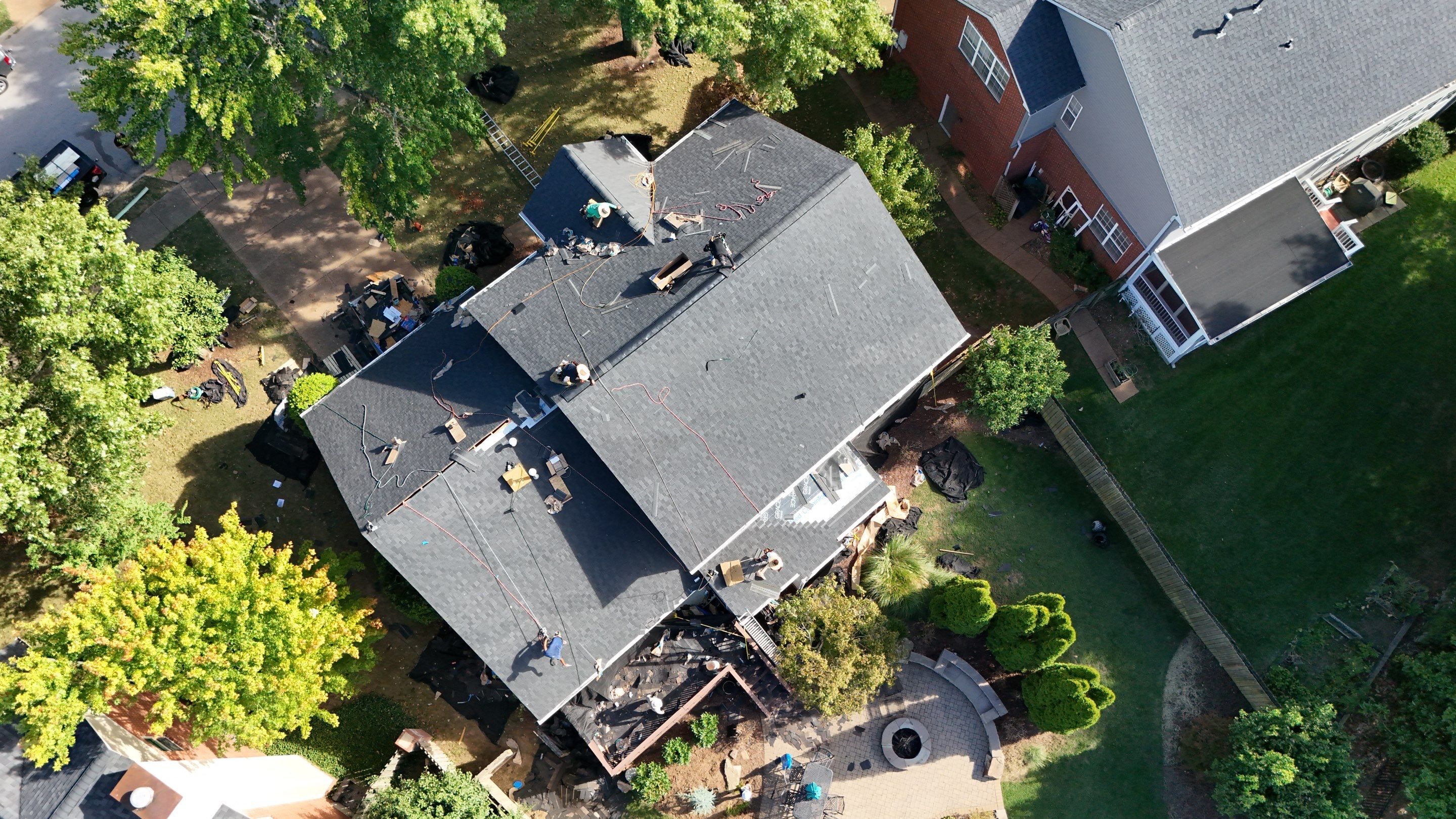Charcoal Black Re-Roof by Royal House LLC