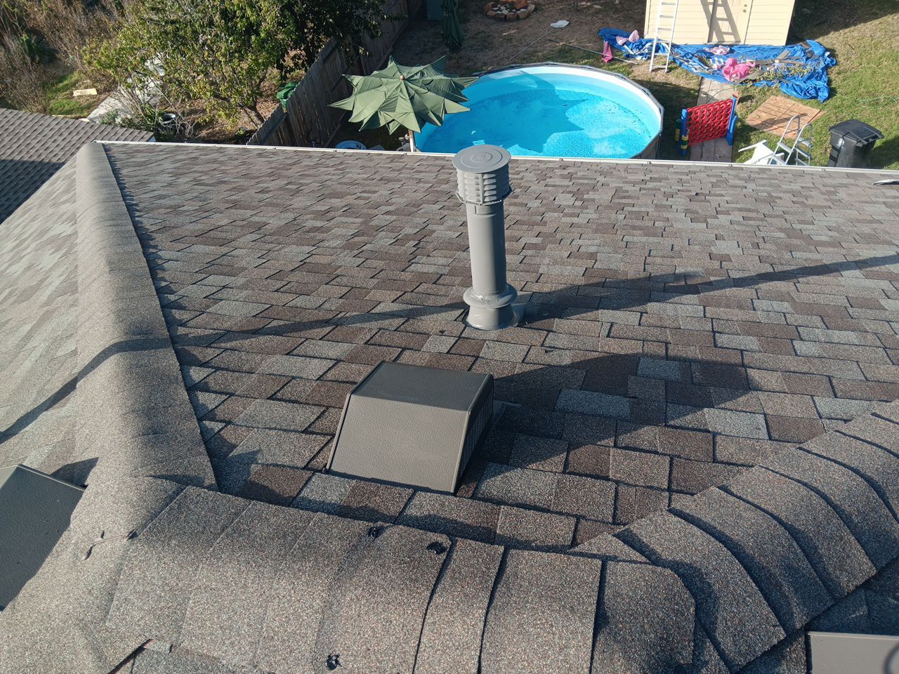 Residential Roofing Installation using Owen's Corning Duration (Lifetime) Shingles by Roof Repair Company