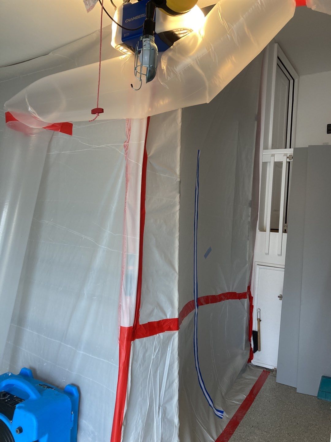 Mold Remediation using Containment by Accountable Home Services