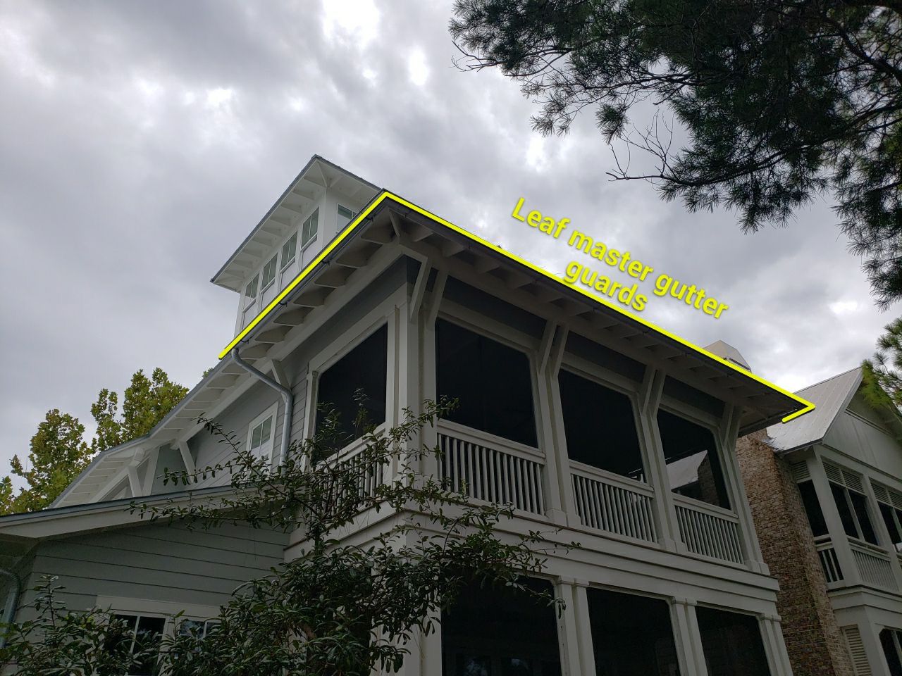 Gutter Guard Installation using LeafBlaster Pro by Gutter Professors