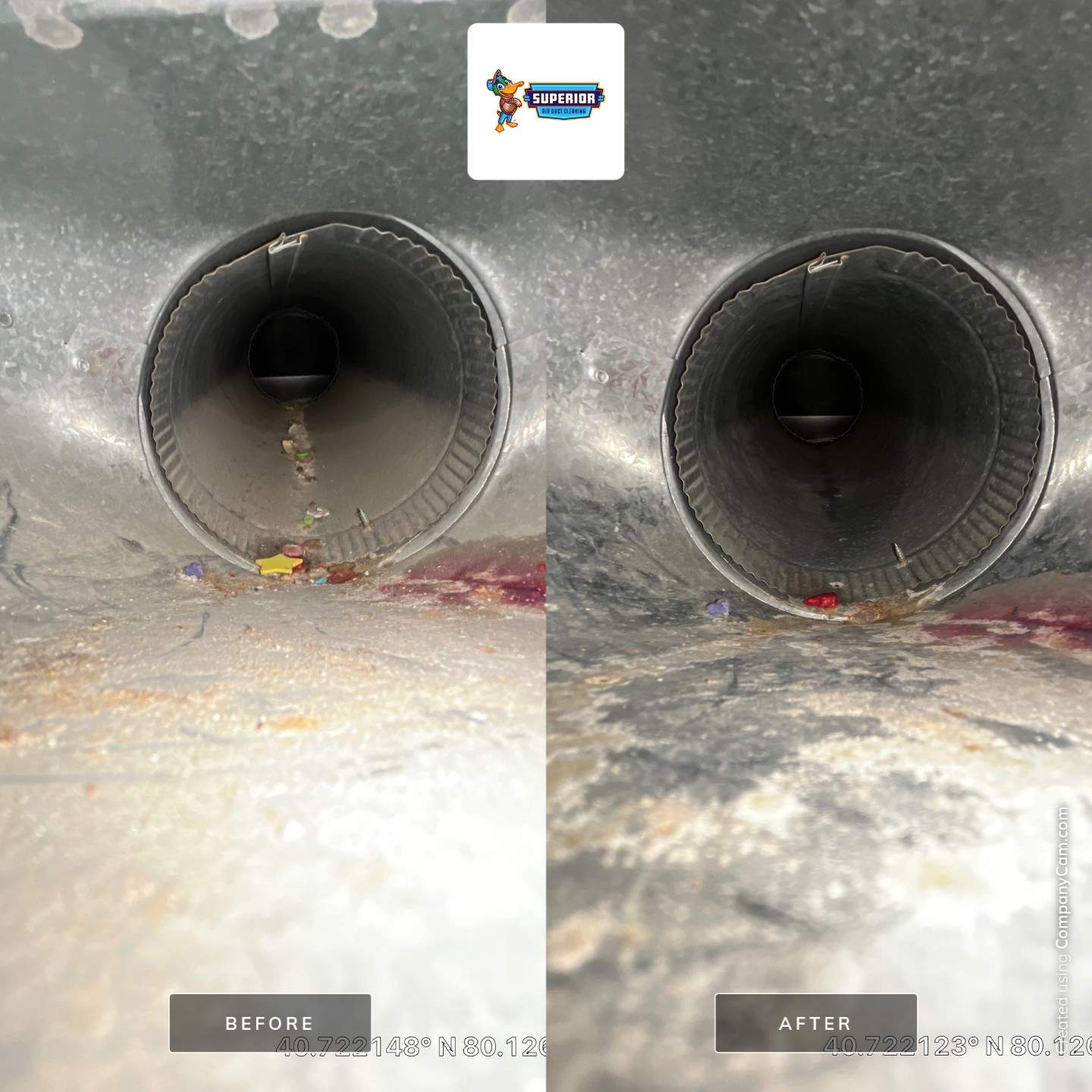 Air Duct Cleaning With a Vacuum Truck in Cranberry Twp, PA by Superior Air Duct Cleaning