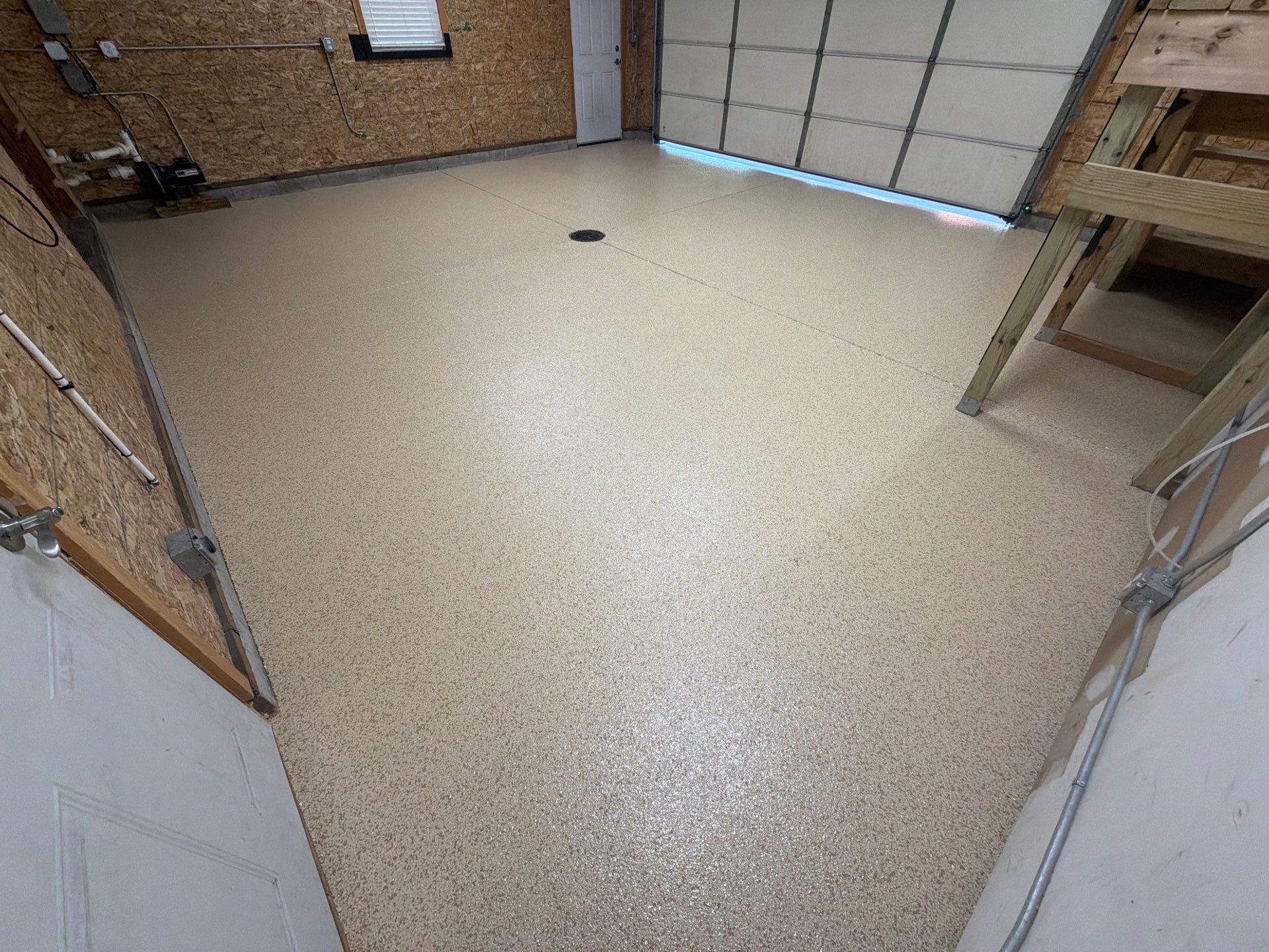 Custom Epoxy Garage Floor Completed In Norton Shores Michigan by Gordon Painting