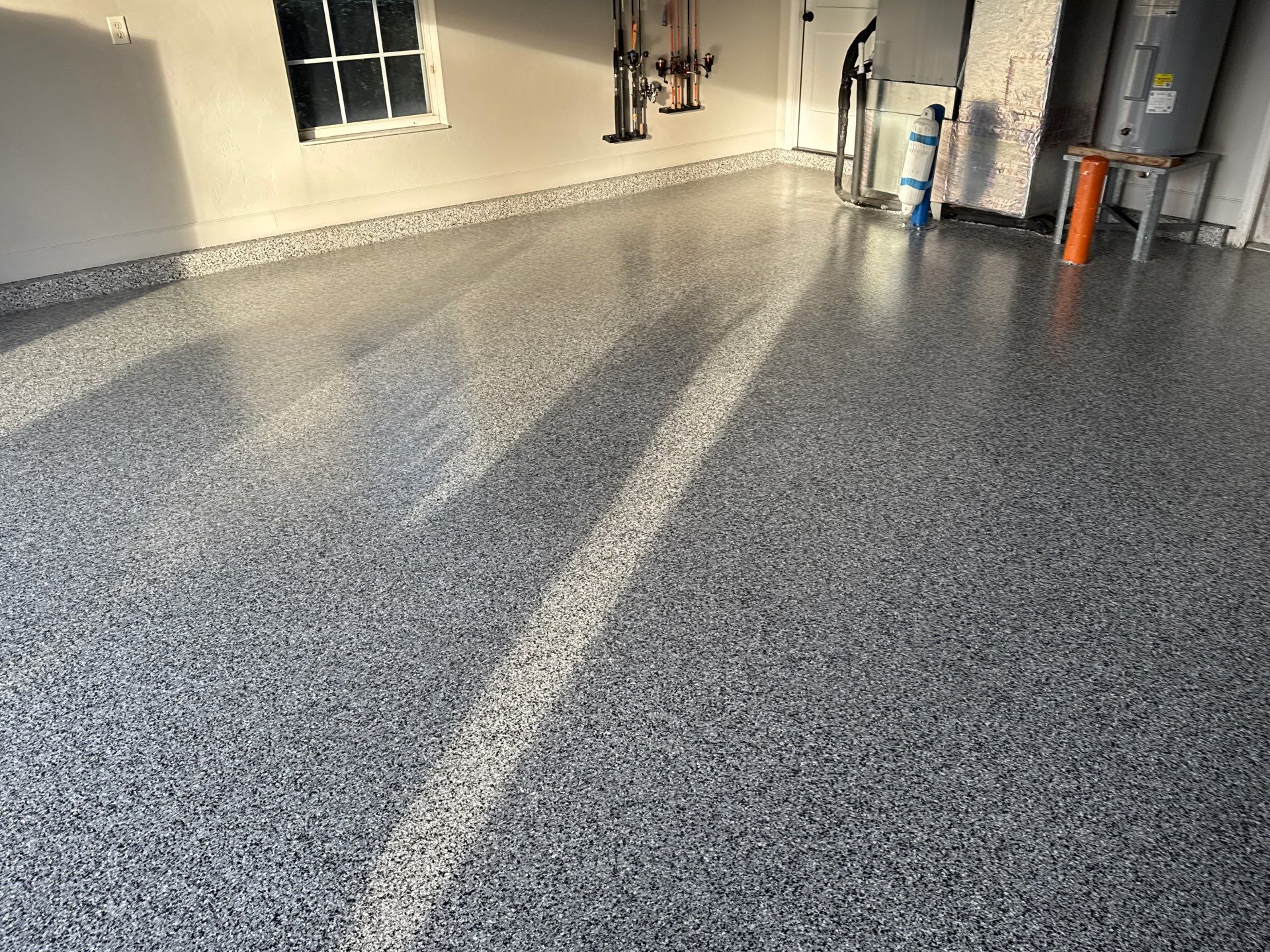 Garage in High Springs, FL in Domino by Cross Creek Concrete Coatings