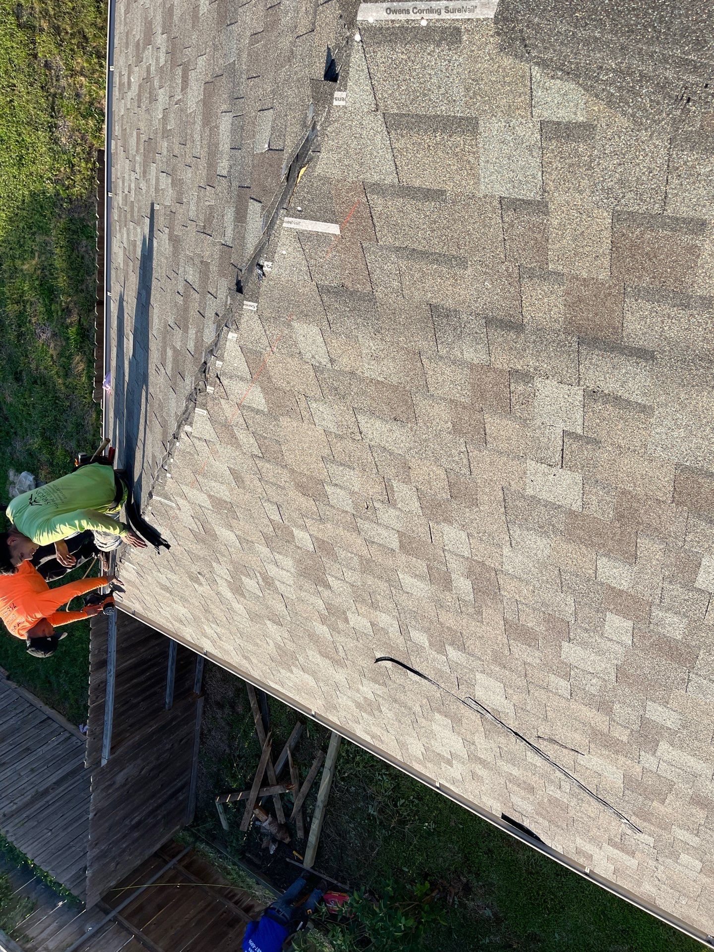 Residential Roofing Installation using Owen's Corning Duration (Lifetime) Shingles by Roof Repair Company