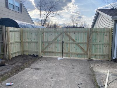 wood fence