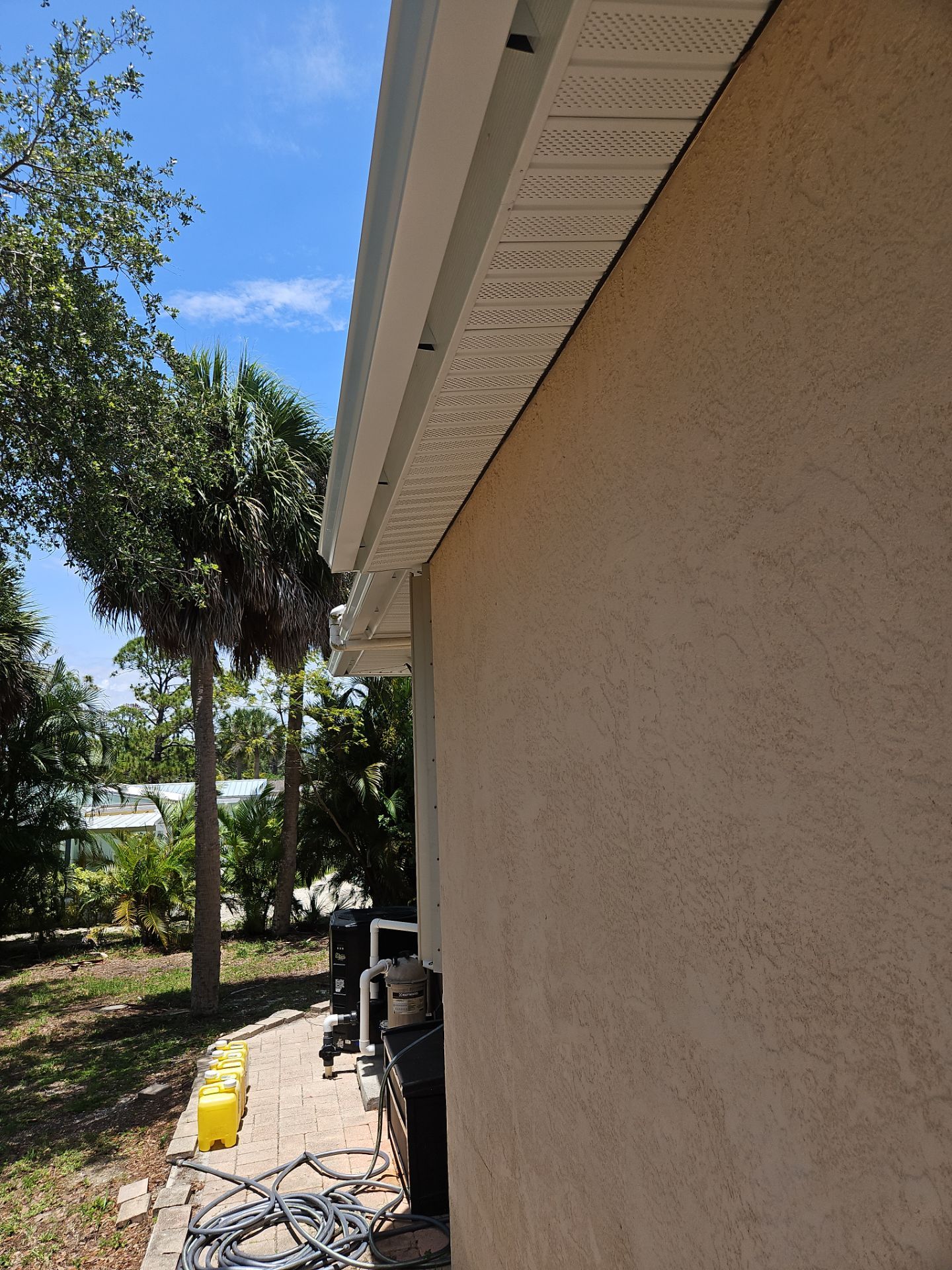 Gutter & Soffit Project in Englewood, FL by Gutter Professors