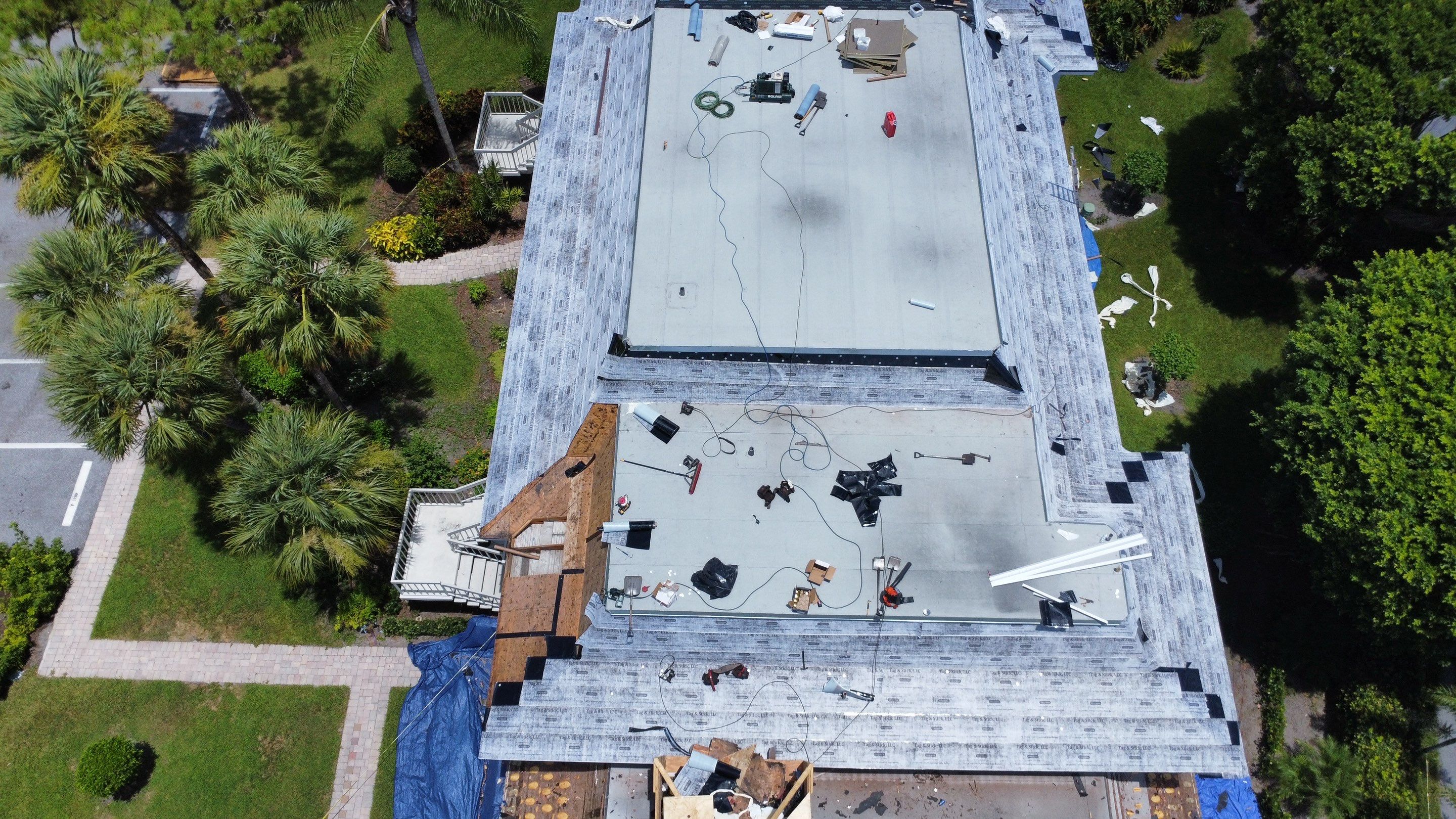 Residential Roofing Installation using Crown by BLUES BROTHERS ROOFING