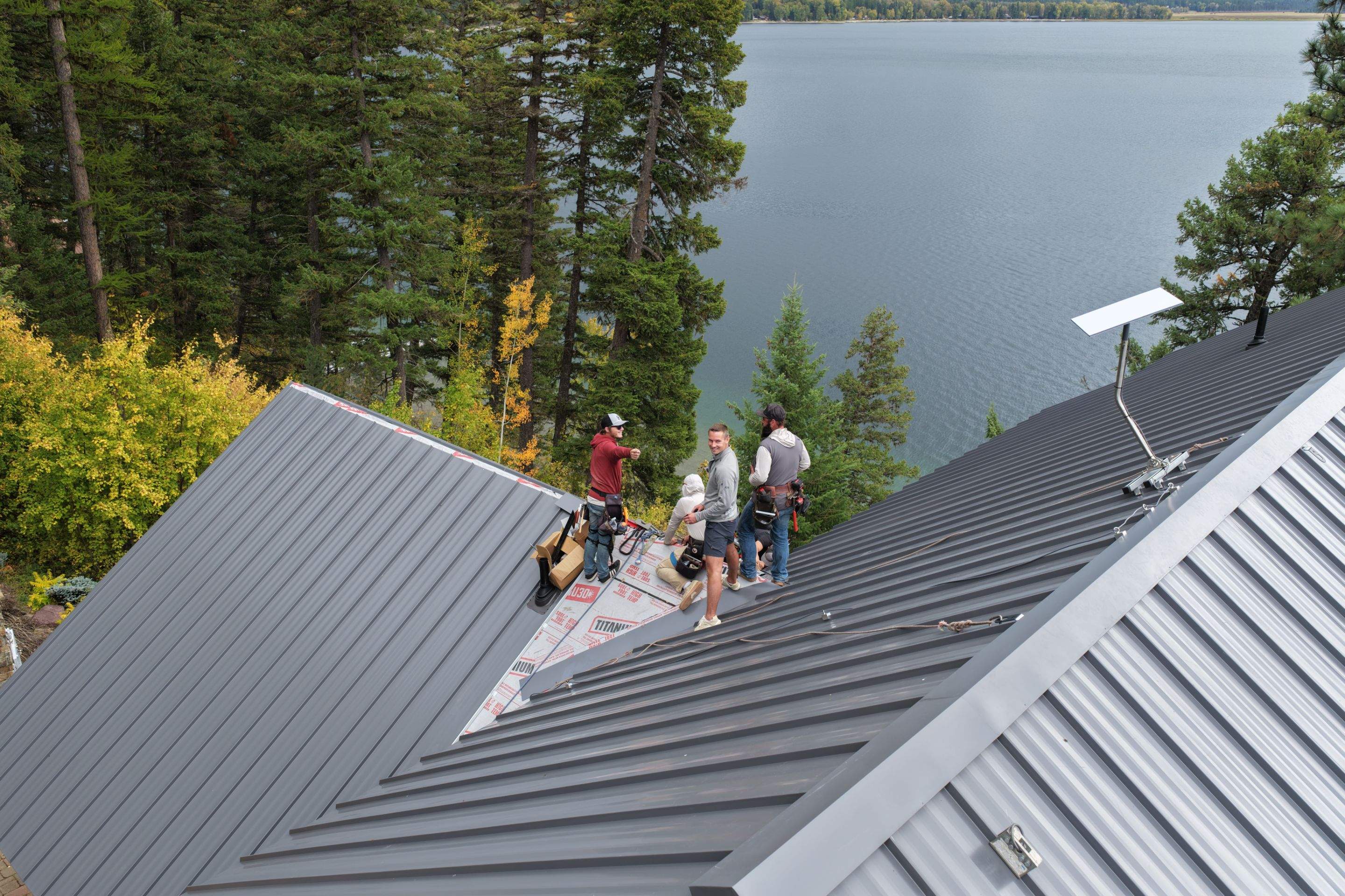 16" Mechanical - Dark Gray  by Montana Roofing Solutions