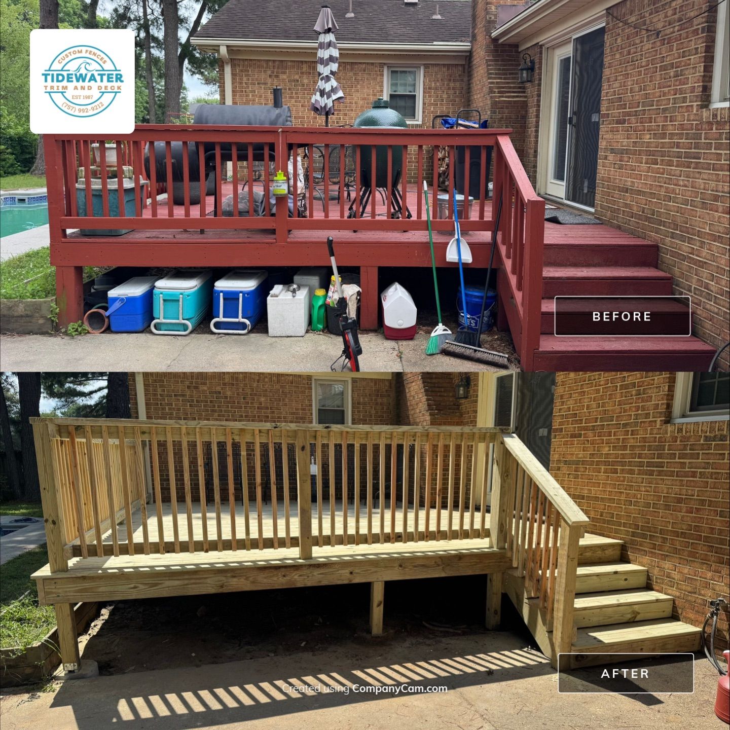 Quality You Can Feel Underfoot. by Tidewater Fence